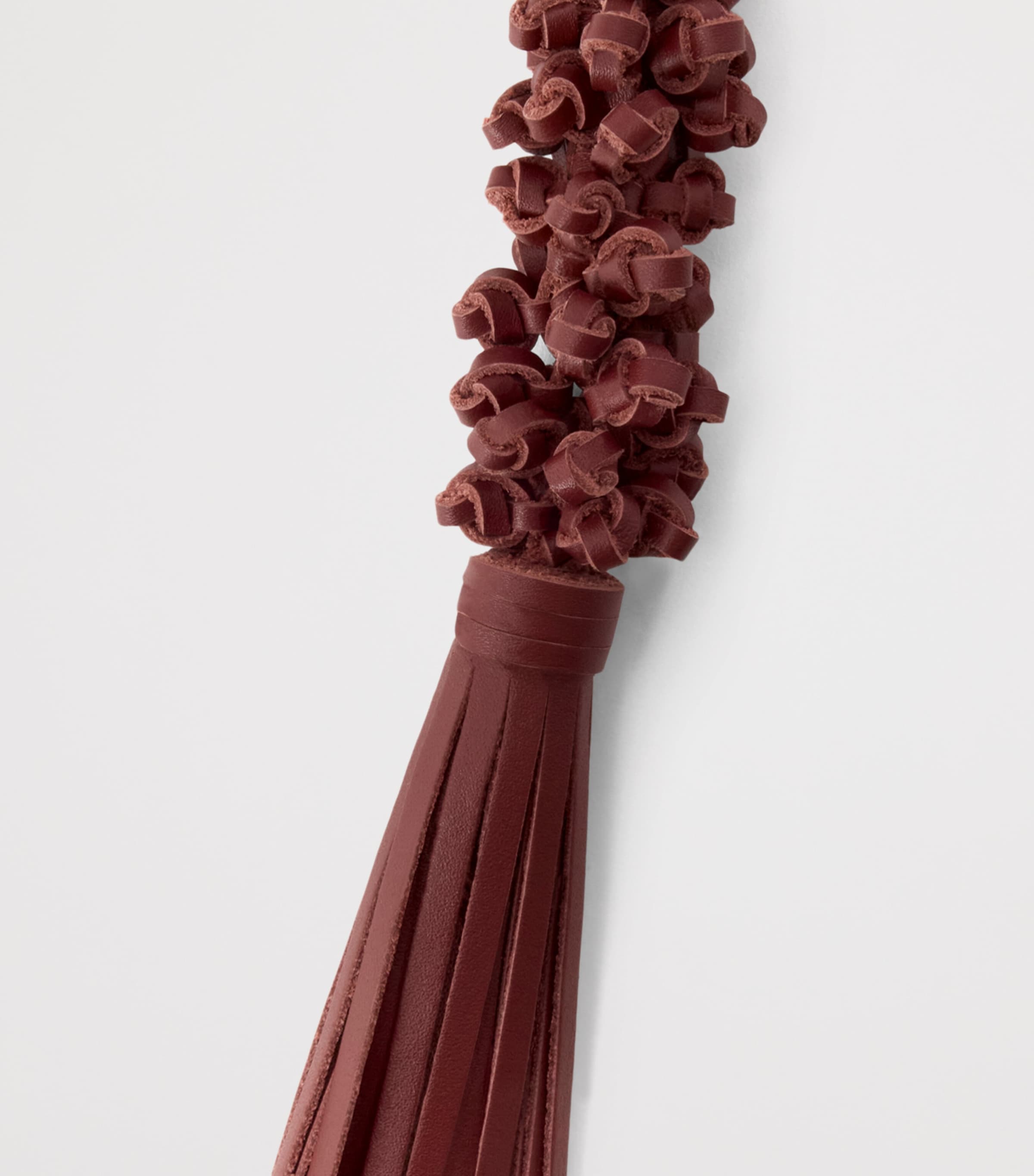 LOEWE Calfskin Braided Knot Charm Mahogany Image 3
