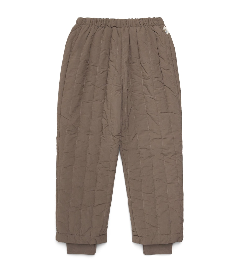 KONGES SLOJD Quilted Juno Sweatpants (18 Months-10 Years) Walnut Image 1
