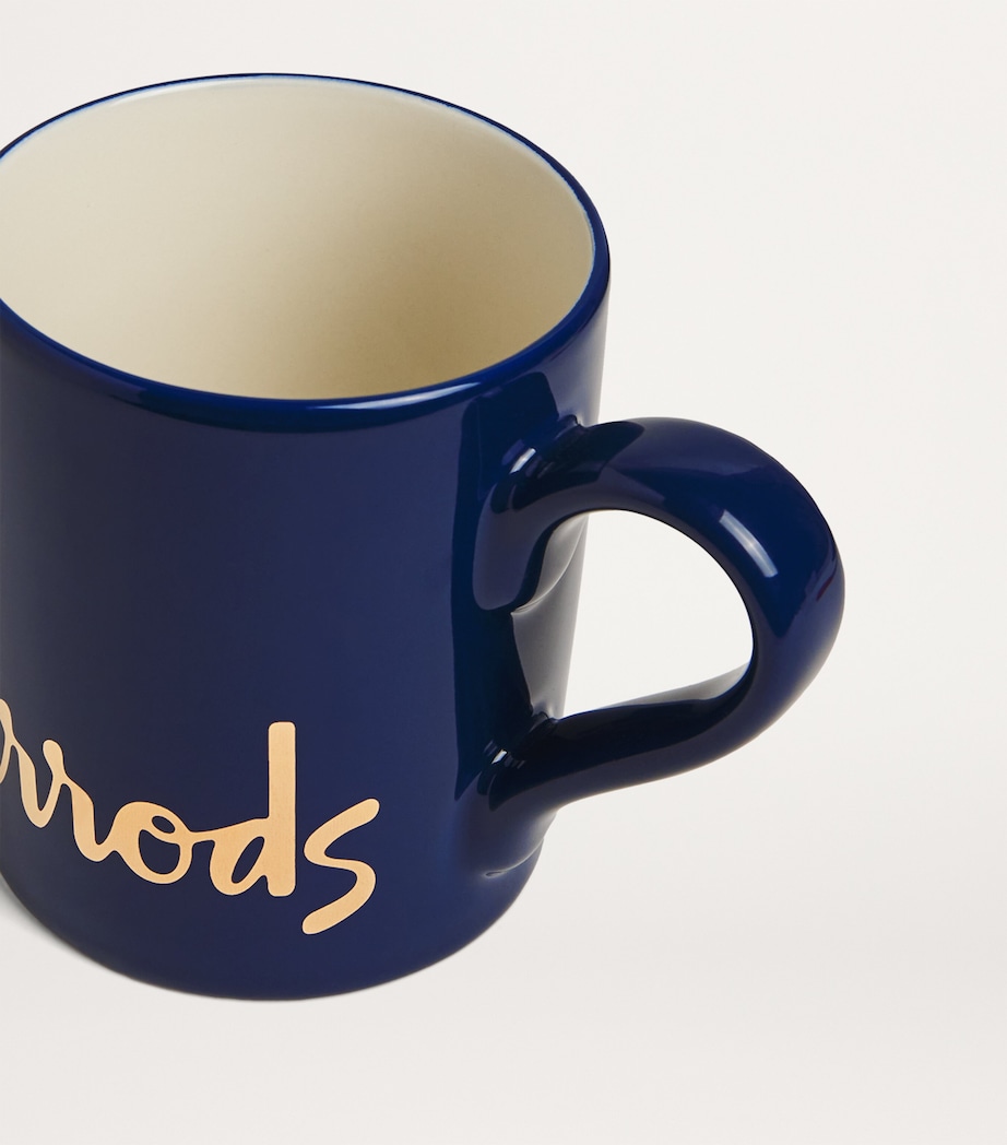 Harrods Logo Mug Navy Image 3