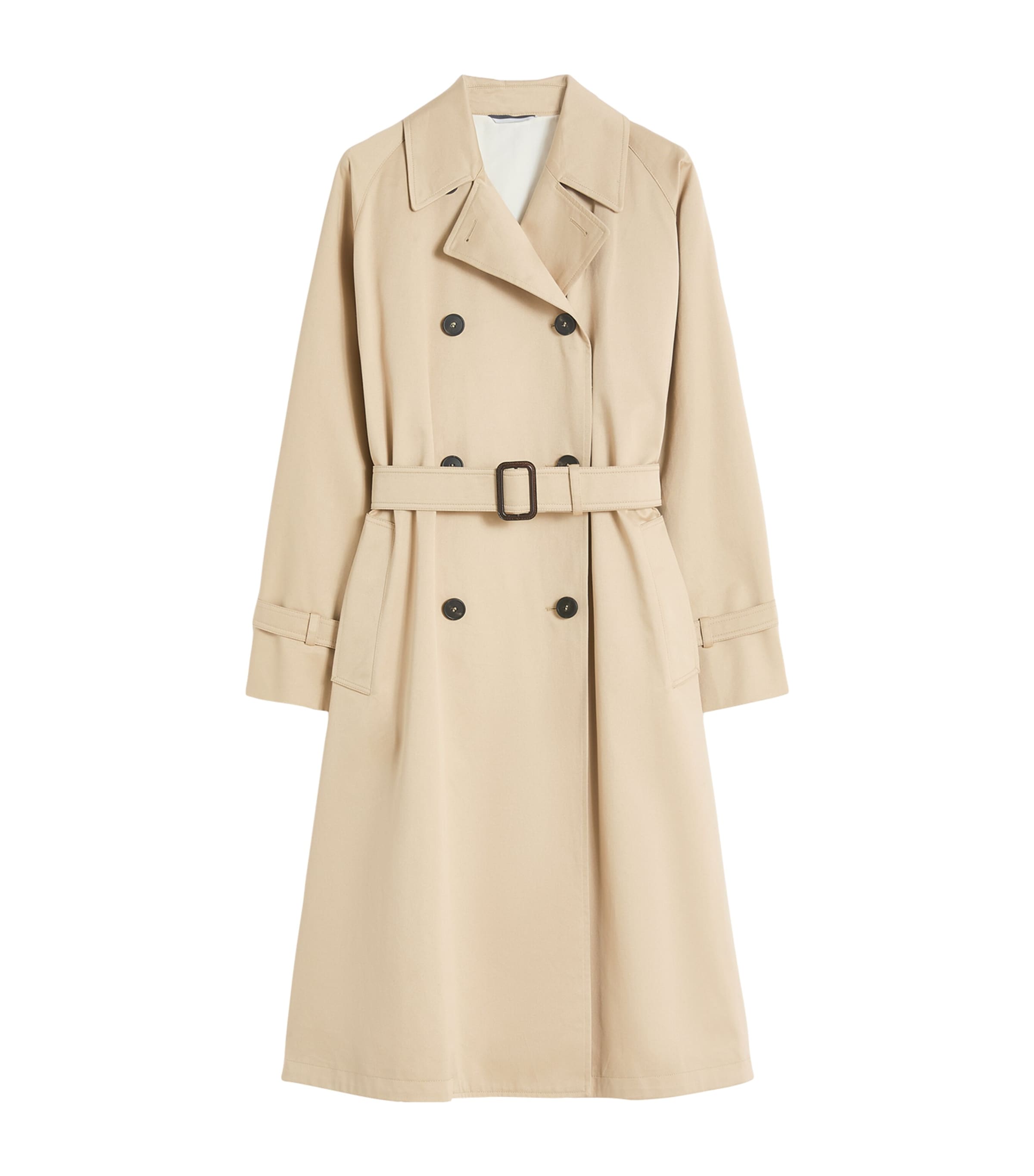 Weekend Max Mara Womens Cotton Printed Trench Coat Plum Image 1