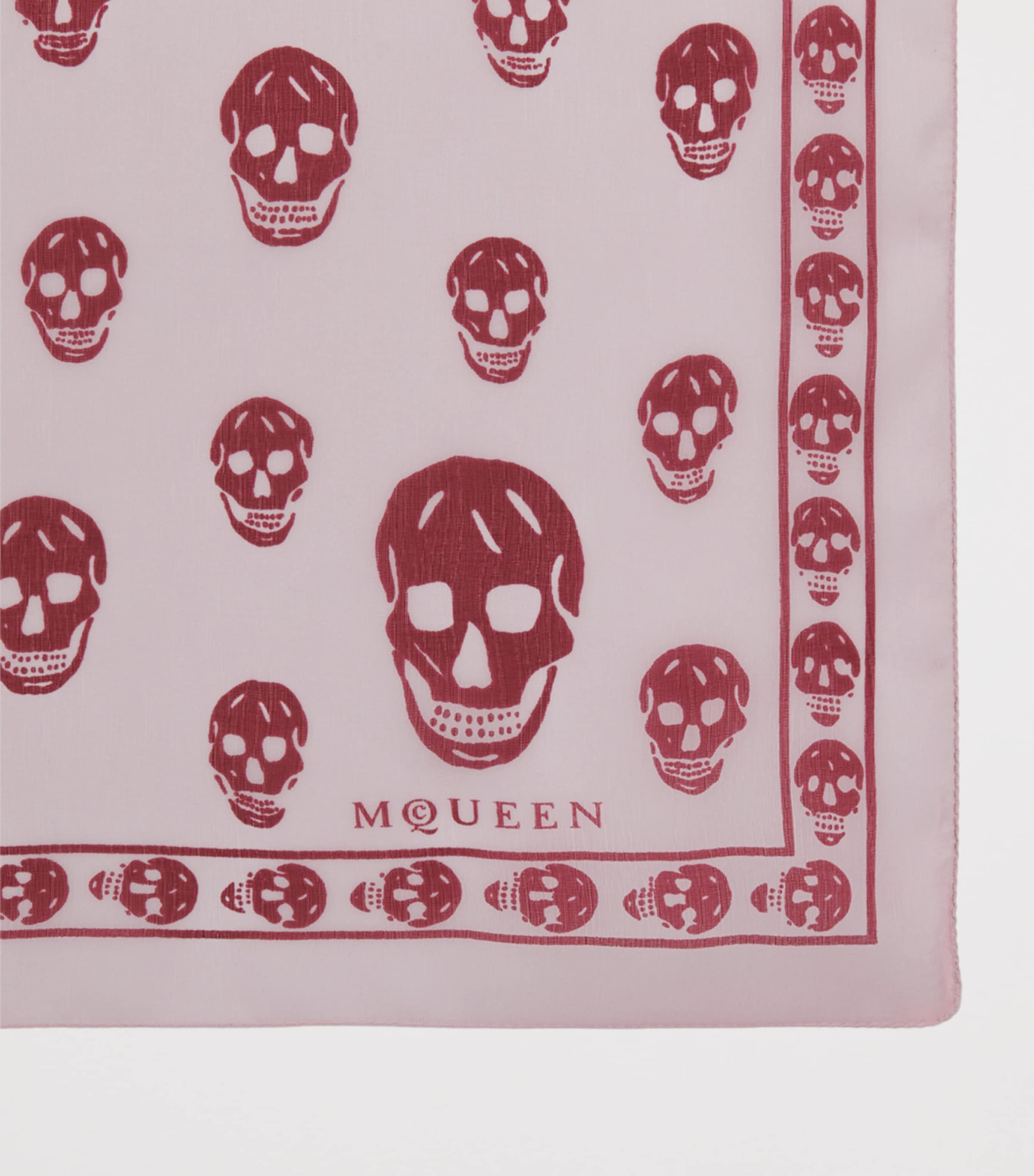 Silk Skull Print Scarf 5972 Image 3