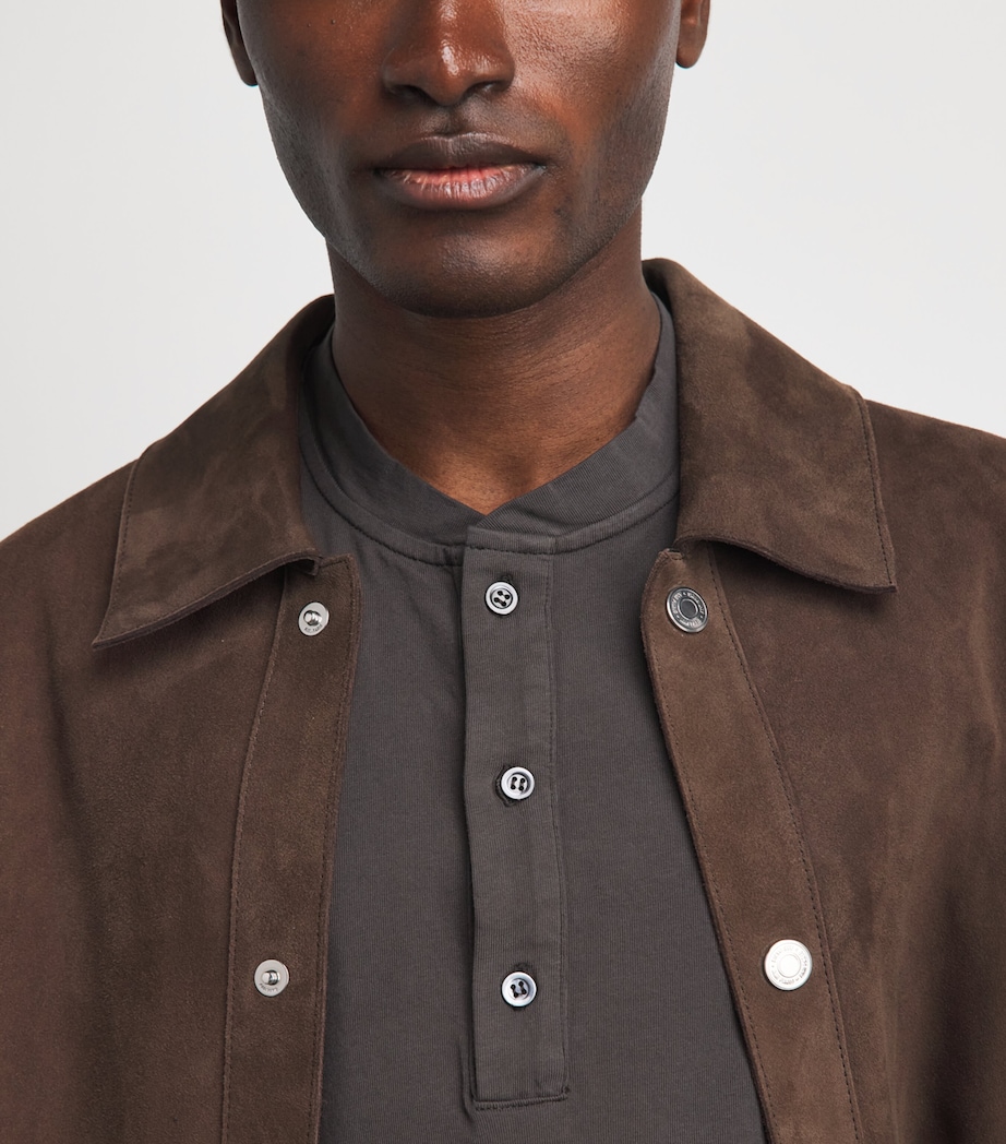 Barena Mens Cotton Jersey Henley Top Moro Image 3