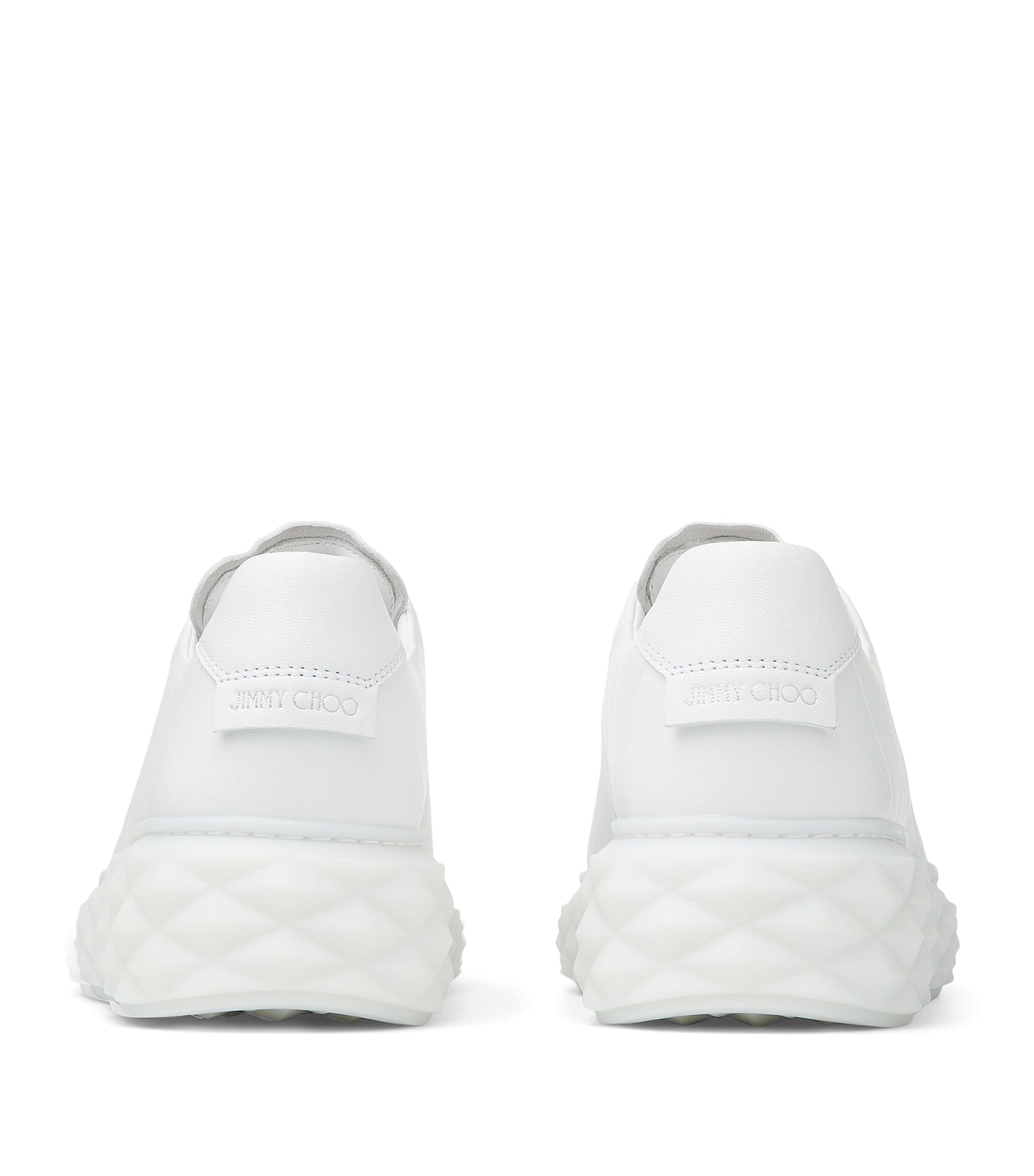 Diamond Light Maxi Leather Sneakers V WHITE/WHITE Image 3
