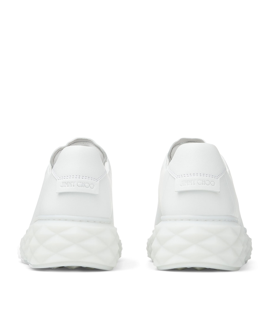 Diamond Light Maxi Leather Sneakers V WHITE/WHITE Image 3