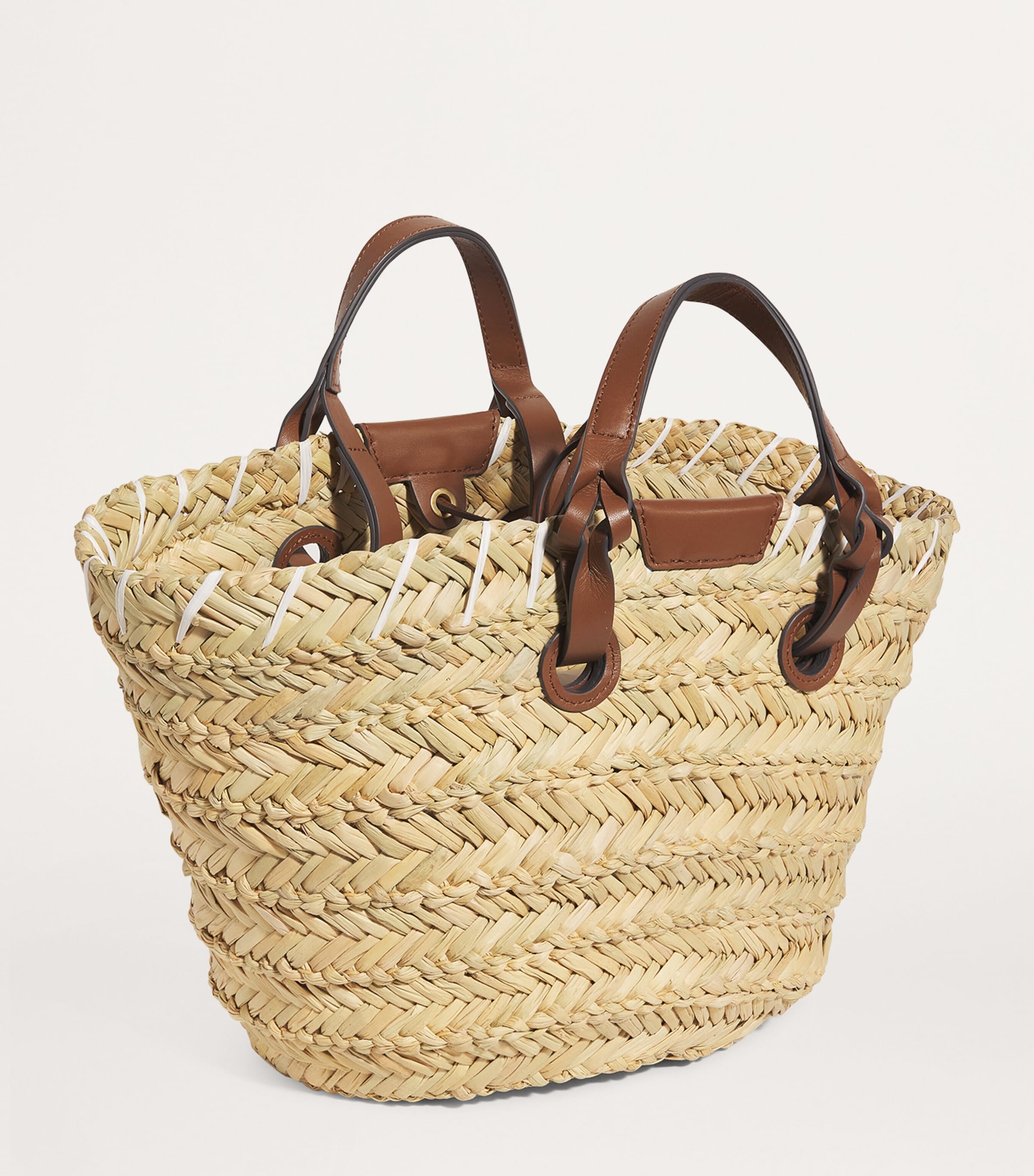 Anya Hindmarch Small Paper Eyes Basket Bag | Harrods UK