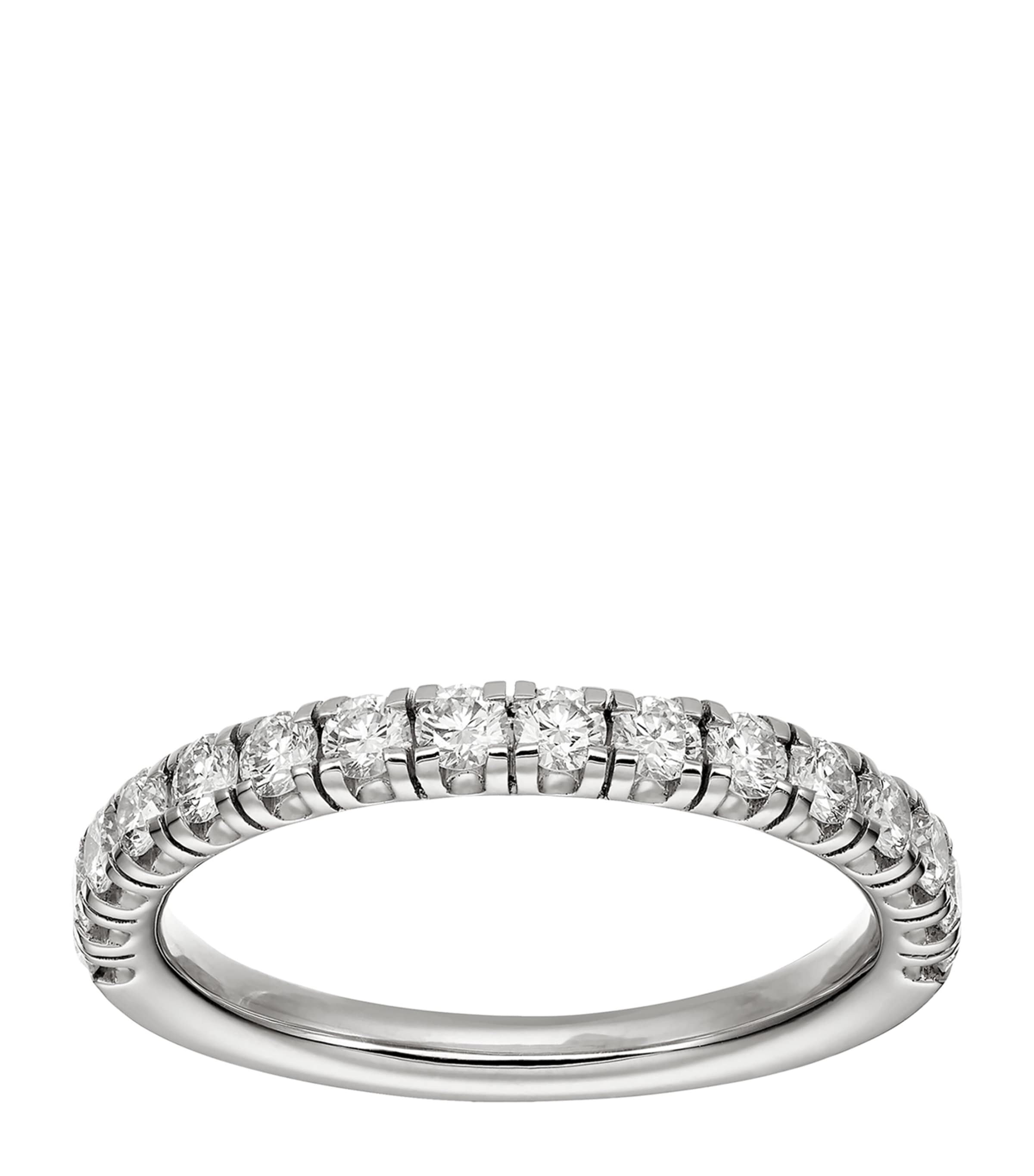 Platinum and Diamond Étincelle de Cartier Wedding Band SILVER Image 1