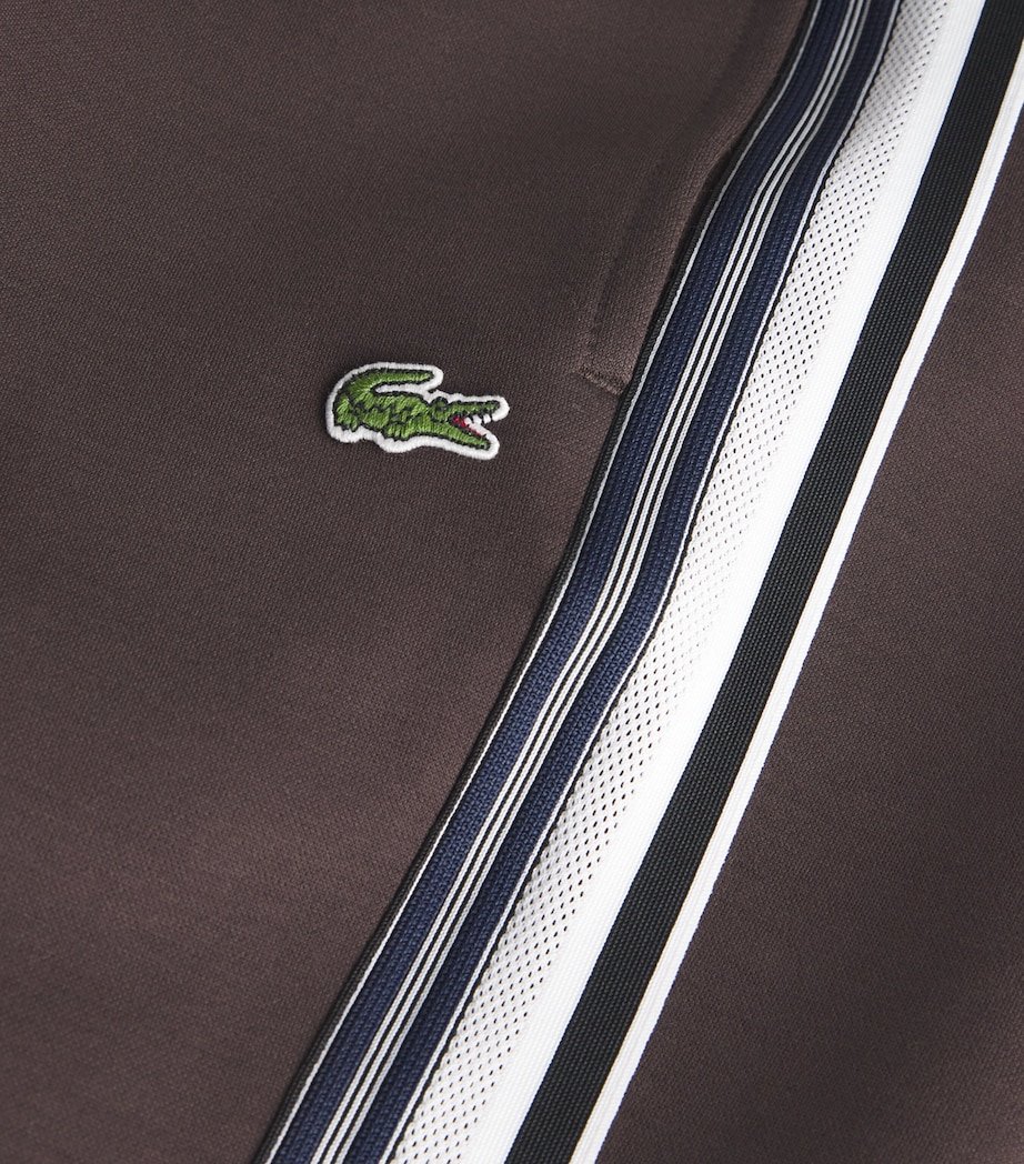 Cotton-Blend Side-Stripe Sweatpants BROWN Image 5