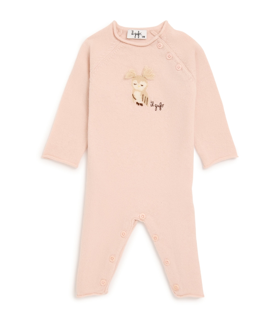 Cotton Owl All-In-One (3-12 Months) 304SMOOTHIE PINK Image 1