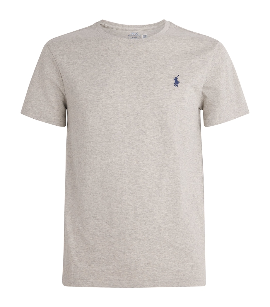 Polo Ralph Lauren Mens Logo T-Shirt Grey Heather Image 1