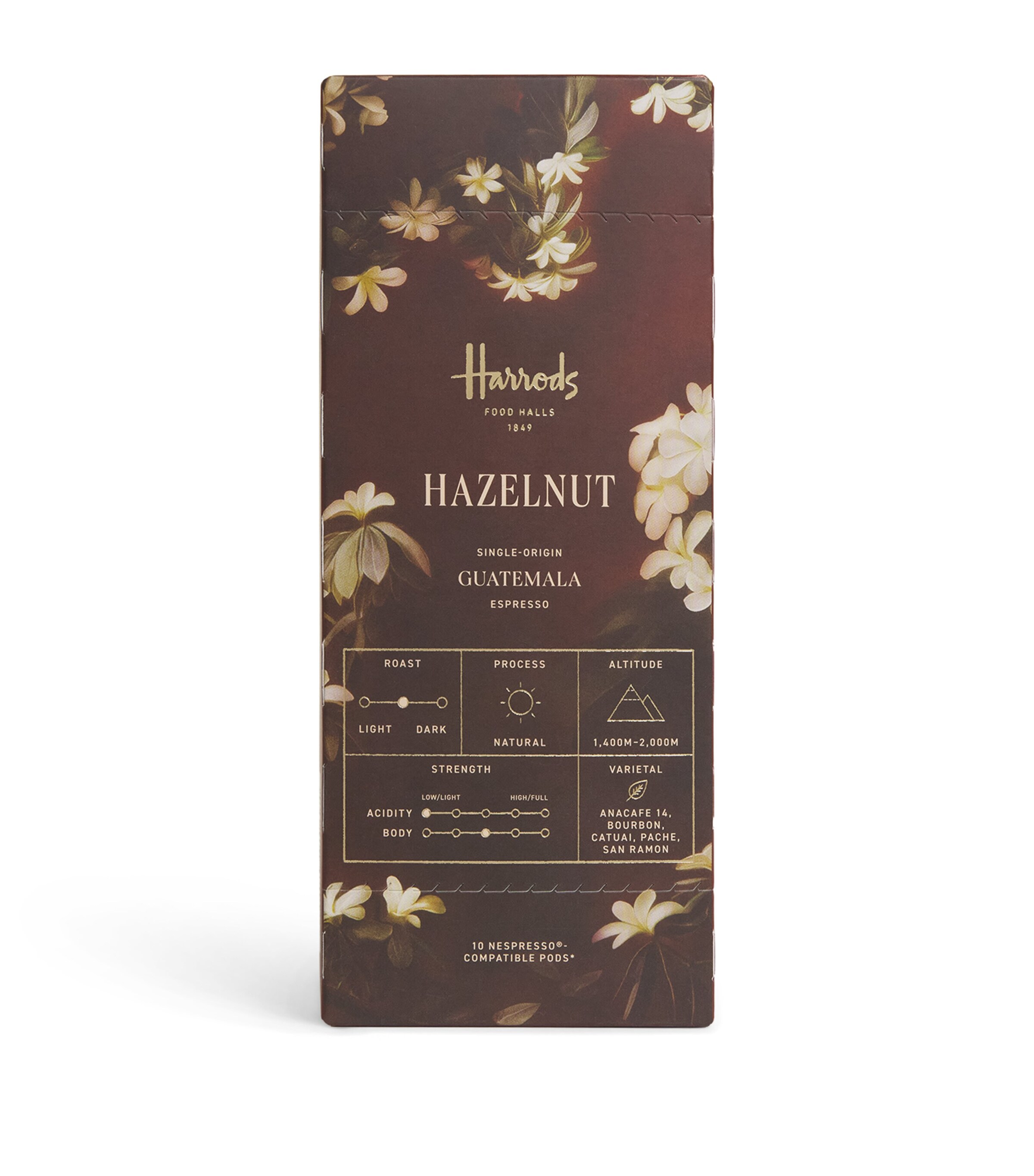 Harrods Hazelnut Coffee Pods (56g)