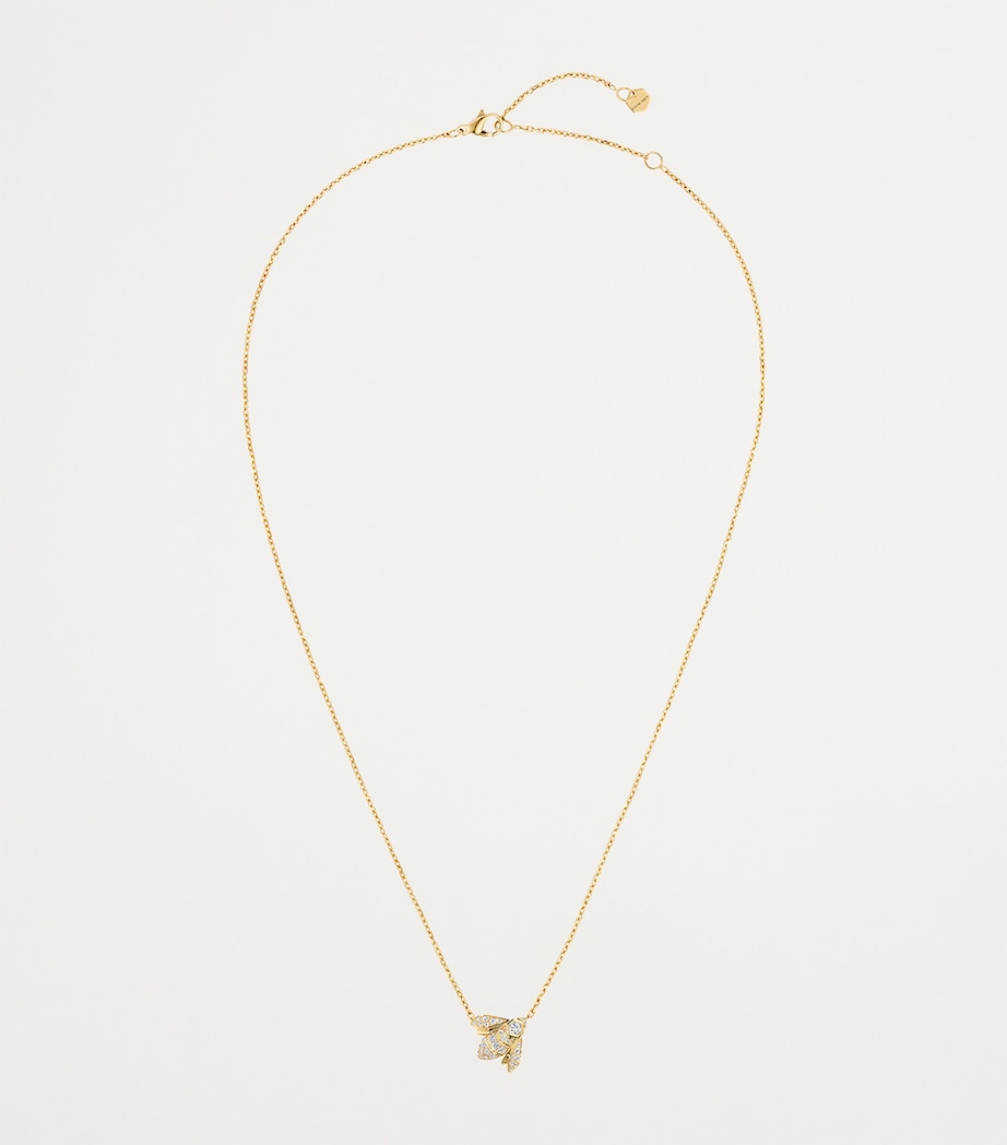 Yellow Gold and Diamond Bee de Chaumet Necklace YELLOW GOLD Image 2