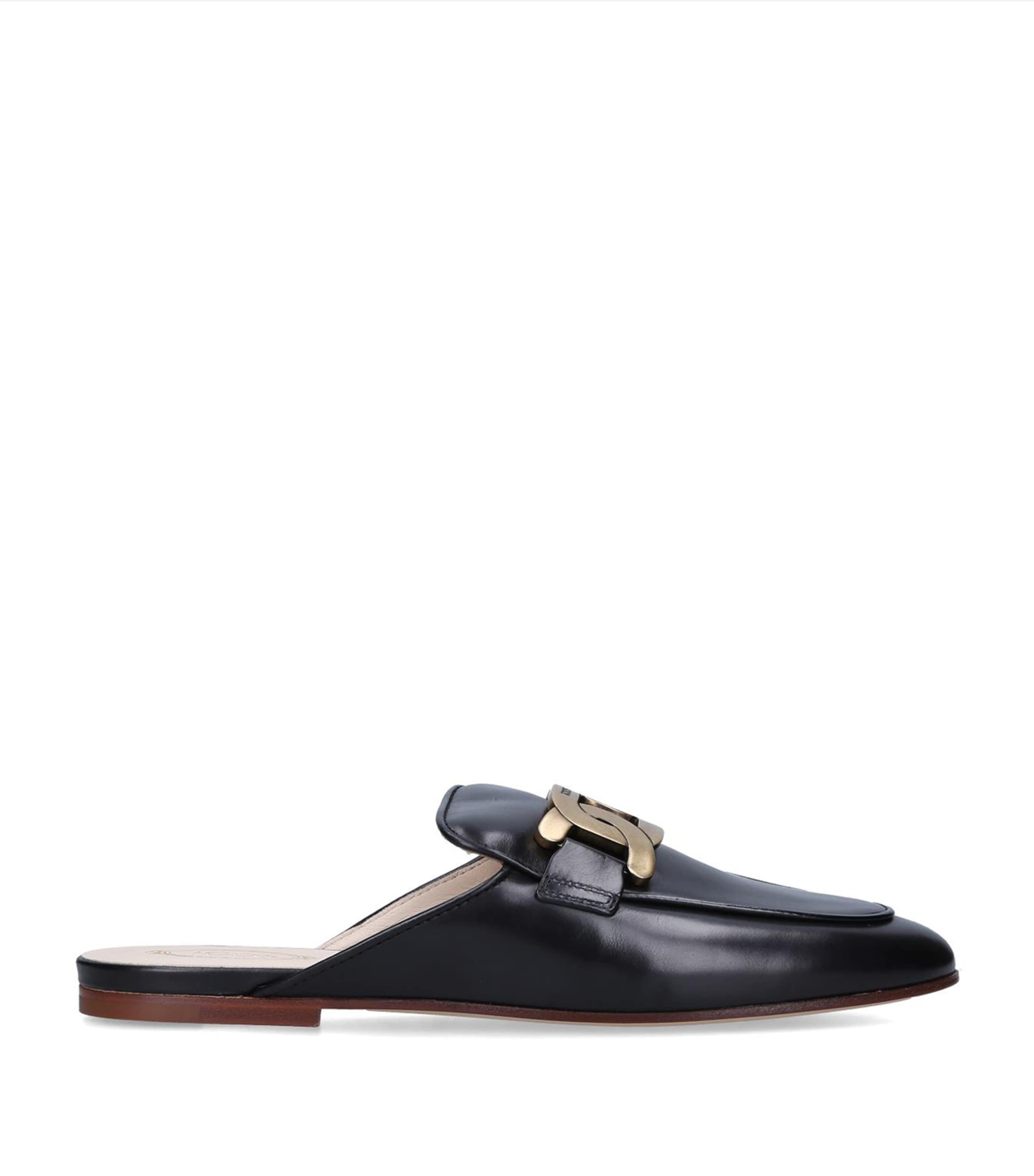 Tod's Leather Slippers | Harrods US
