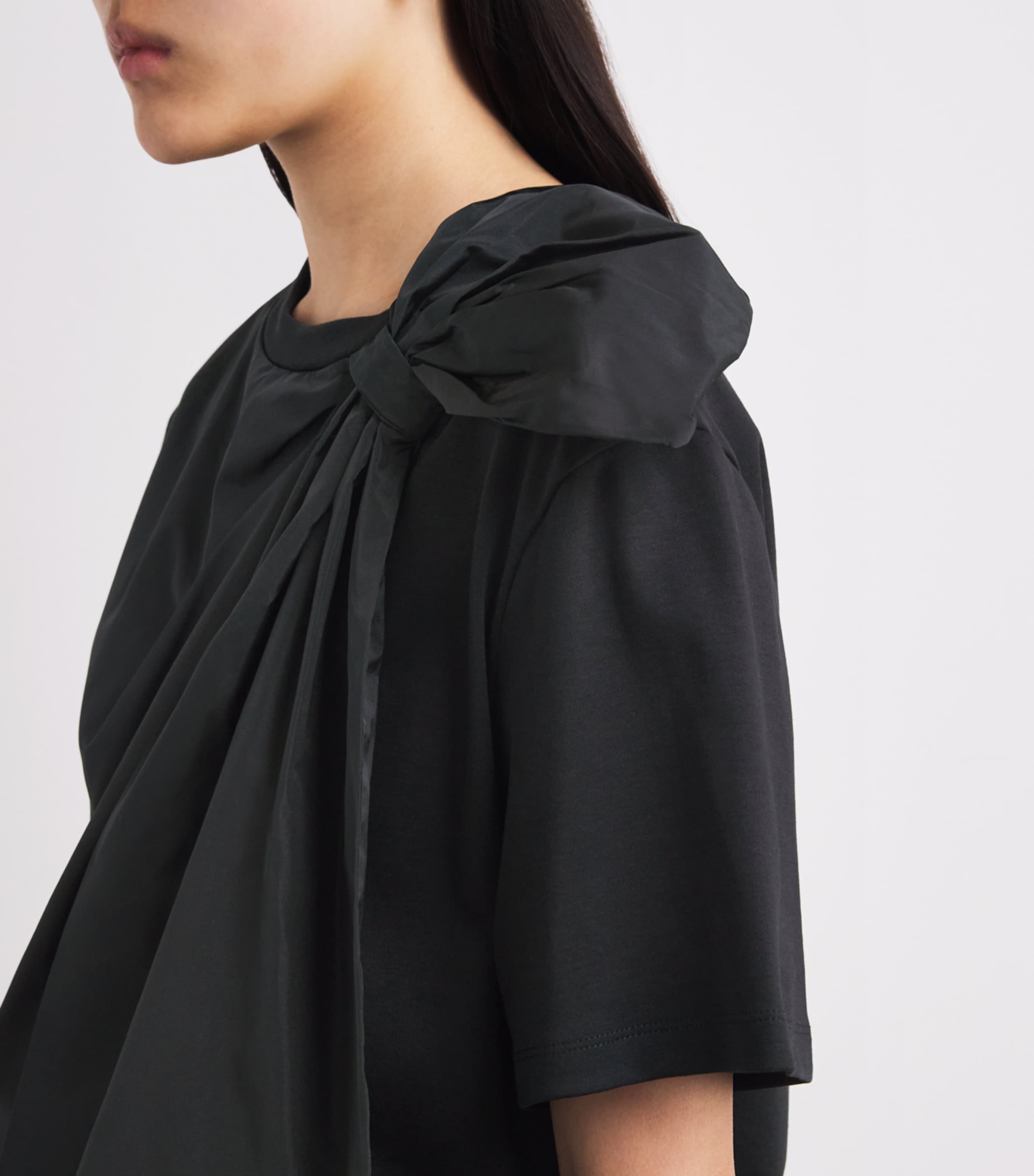 Max Mara Cotton Bow-Detail T-Shirt | Harrods US
