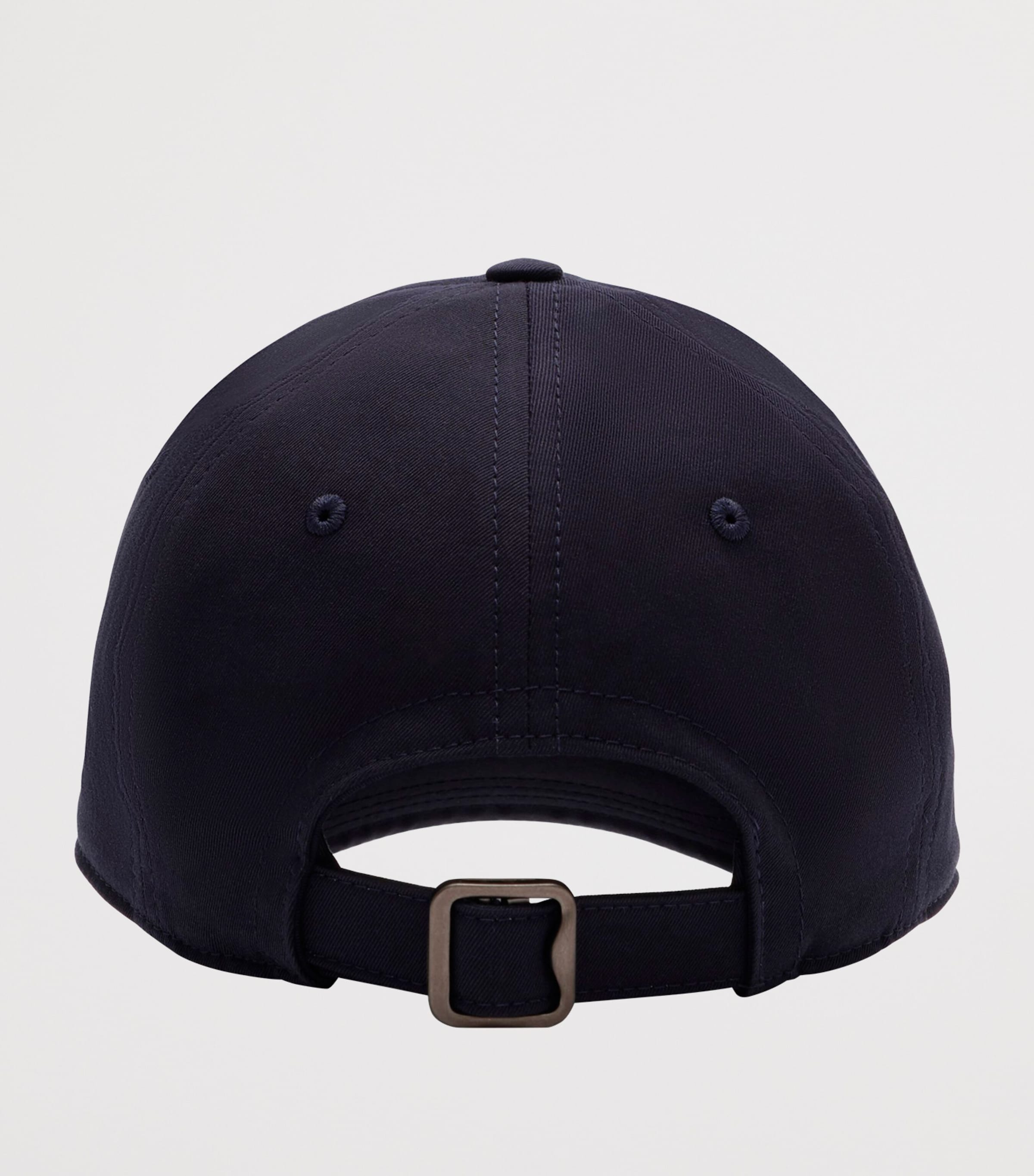 Burberry Tropical Gabardine Knight Baseball Cap Navy Image 4