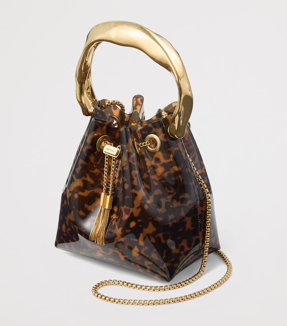 Jimmy Choo Bon Bon Tortoiseshell Top-Handle Bag Tortoiseshell/gold Image 3