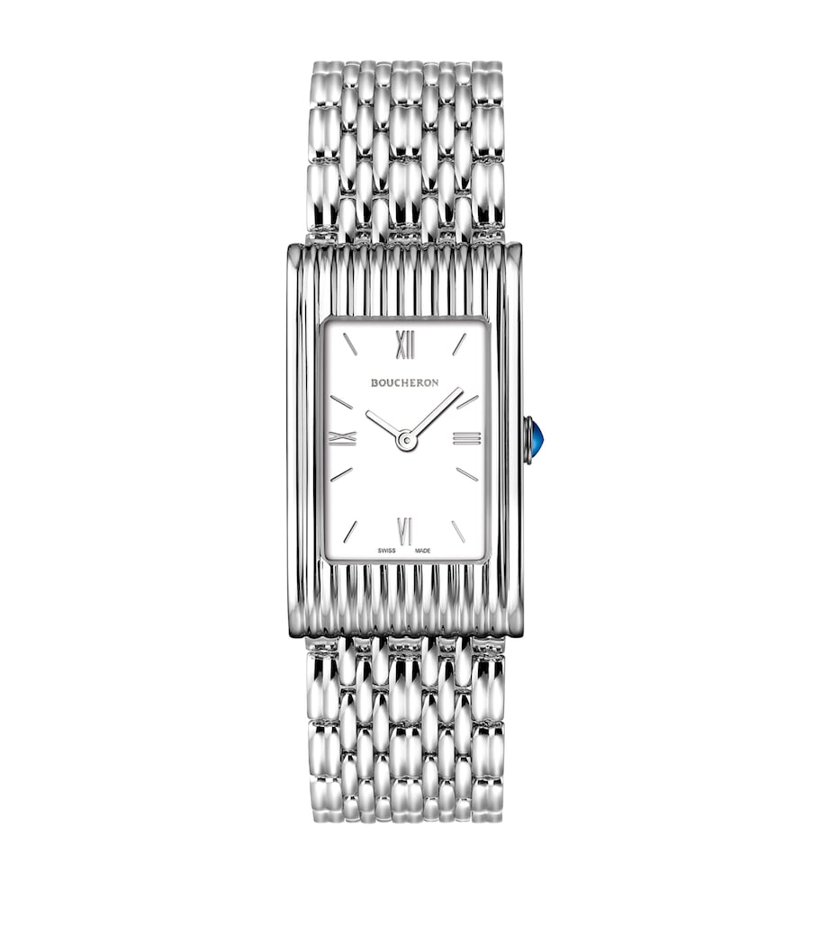 Stainless Steel Medium Reflet Watch 21mm WHITE Image 1