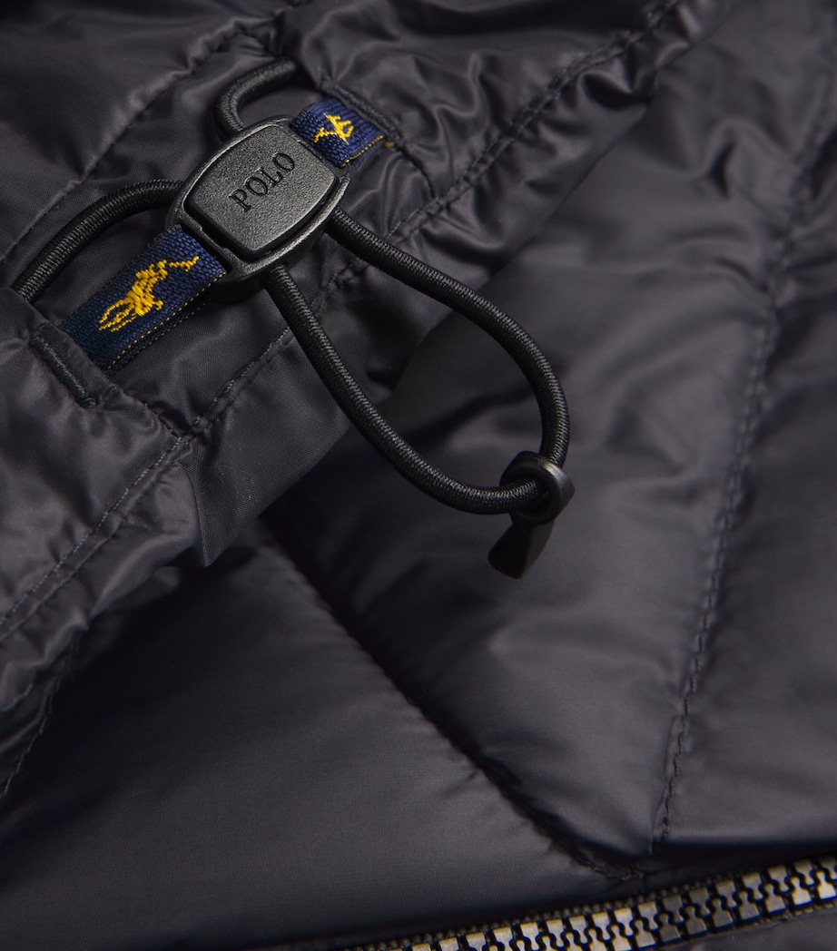 Polo Pony Puffer Jacket BLACK Image 5