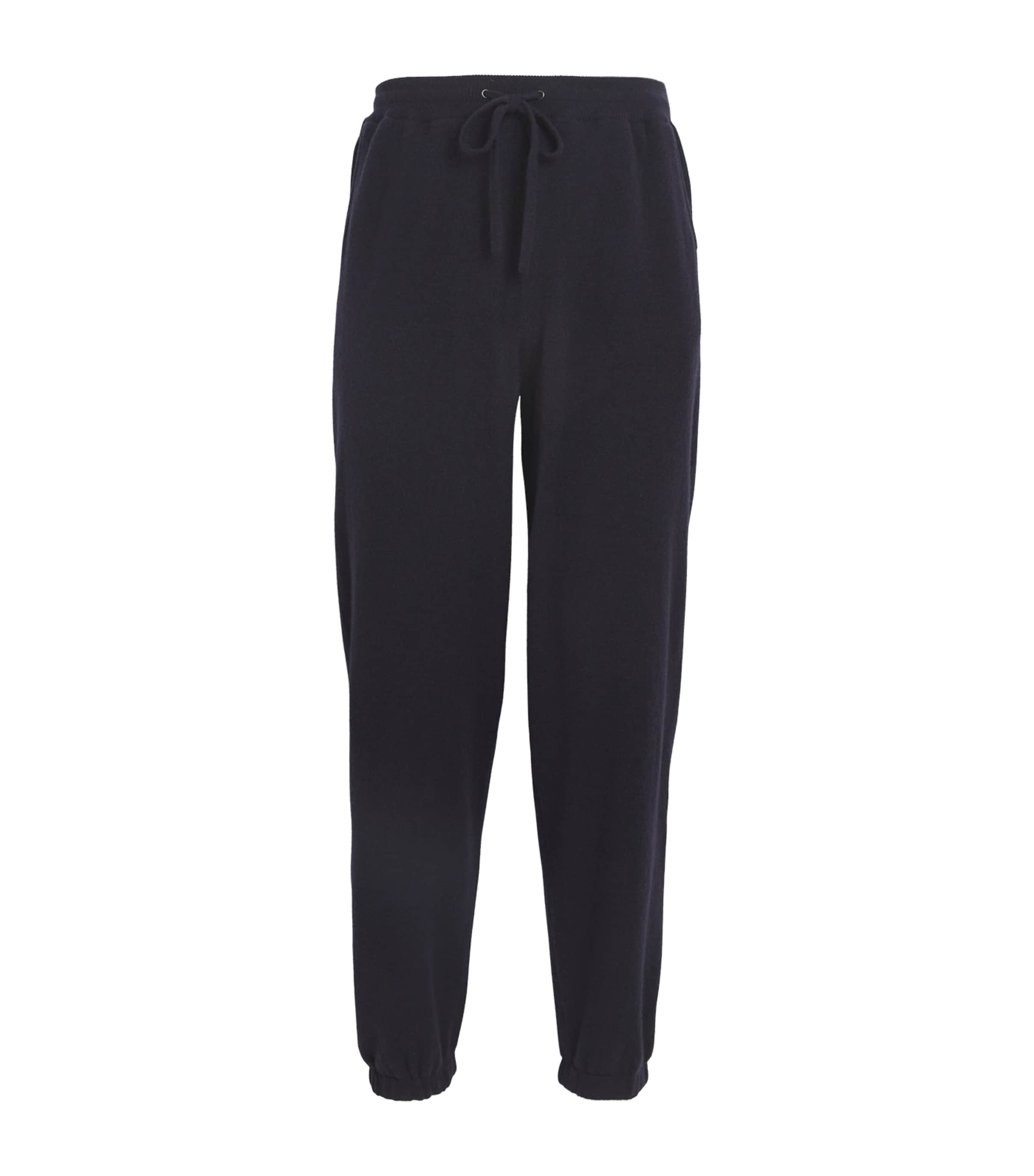 Johnstons Of Elgin Performance Cashmere Sweatpants In Navy