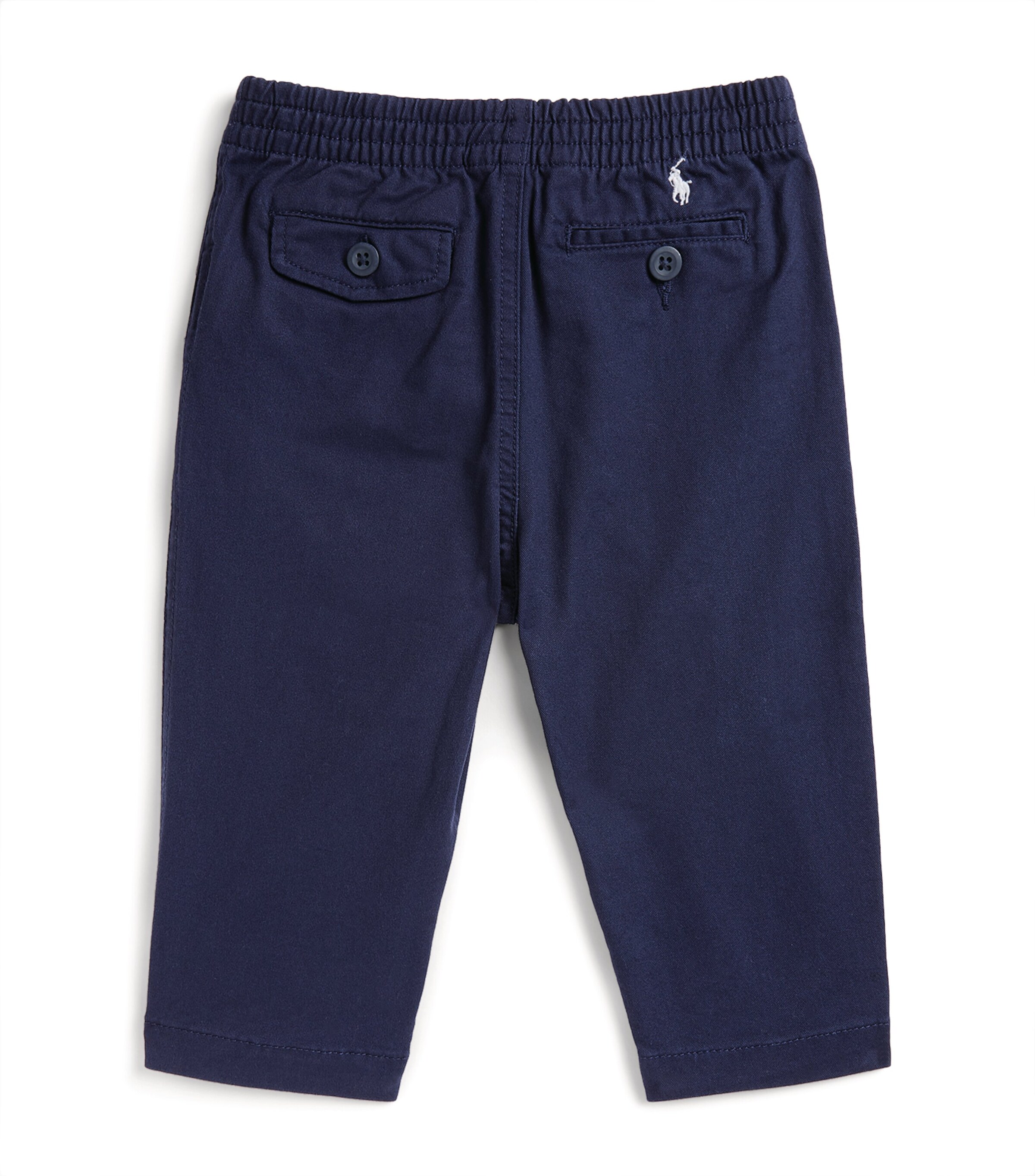 Cotton Elasticated Trousers (3-18 Months) NEWPORT NAVY Image 3
