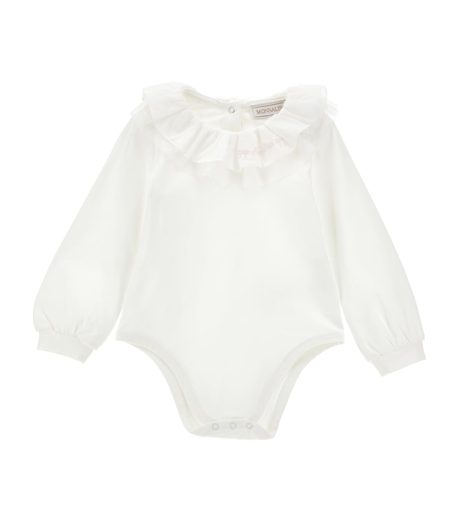 Stretch-Cotton Collar Bodysuit (3-36 Months) PANNA Image 1
