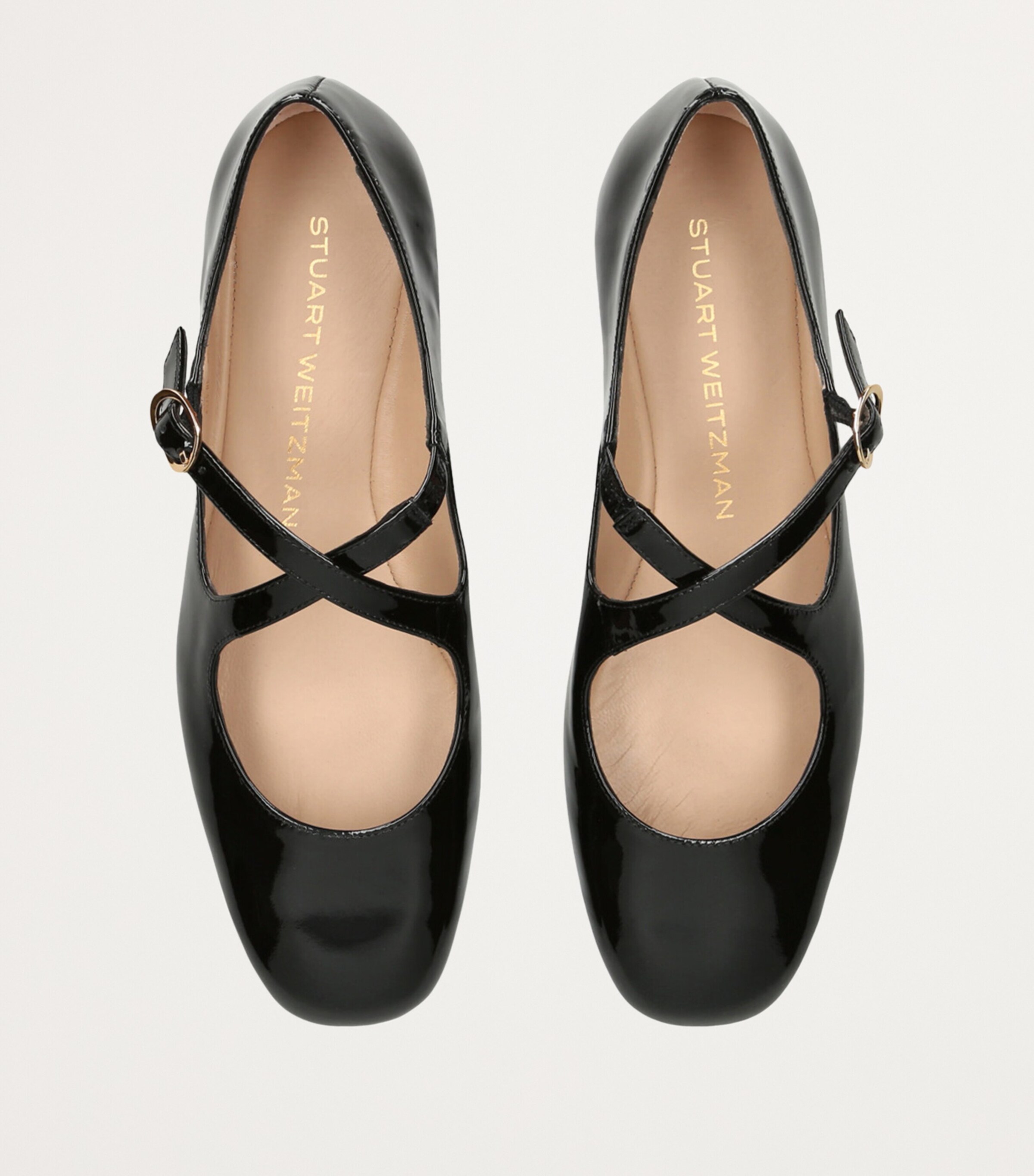 Patent Leather Clem Ballet Flats BLACK Image 4