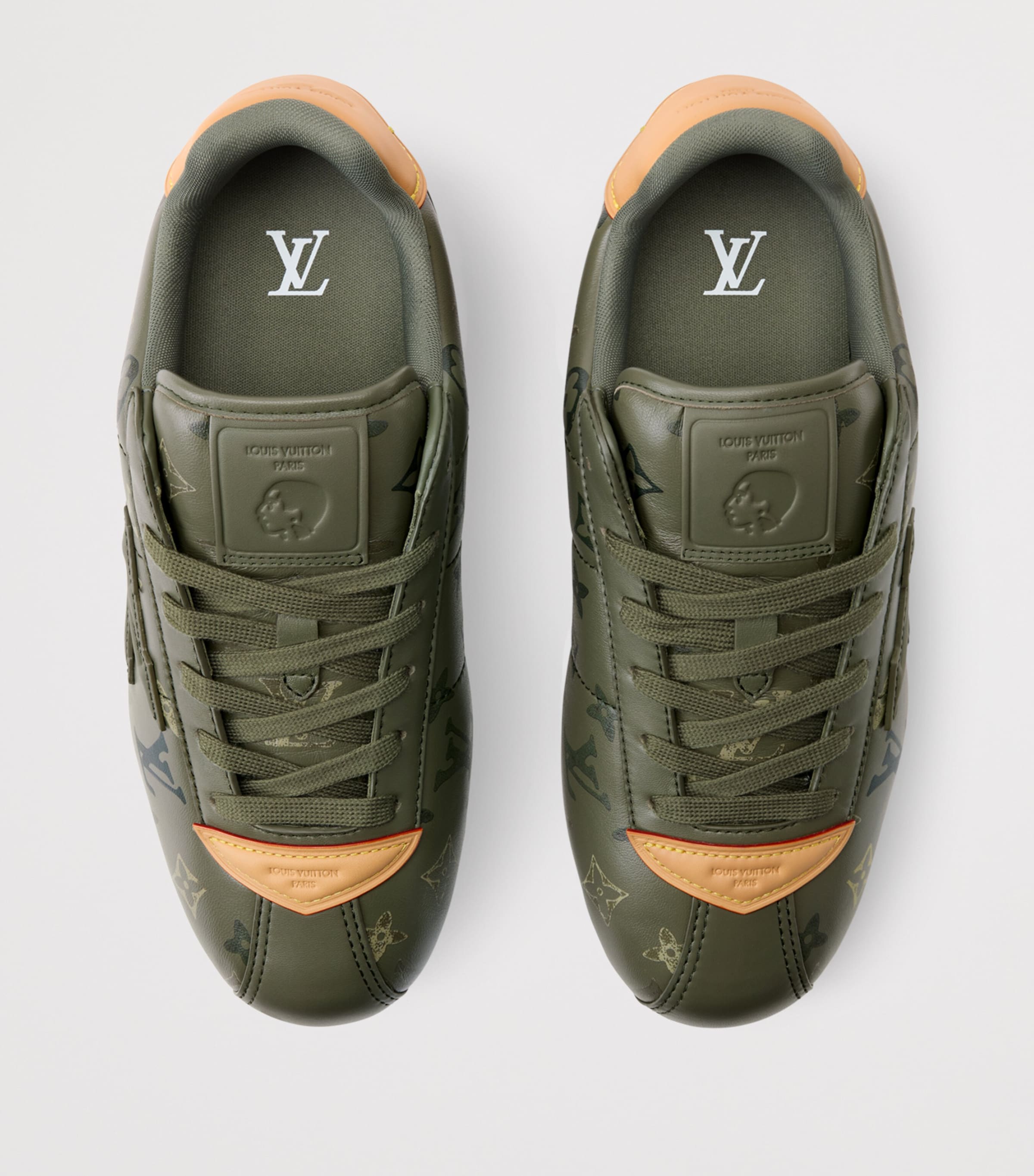 Leather Buttersoft Sneakers KHAKI GREEN Image 4