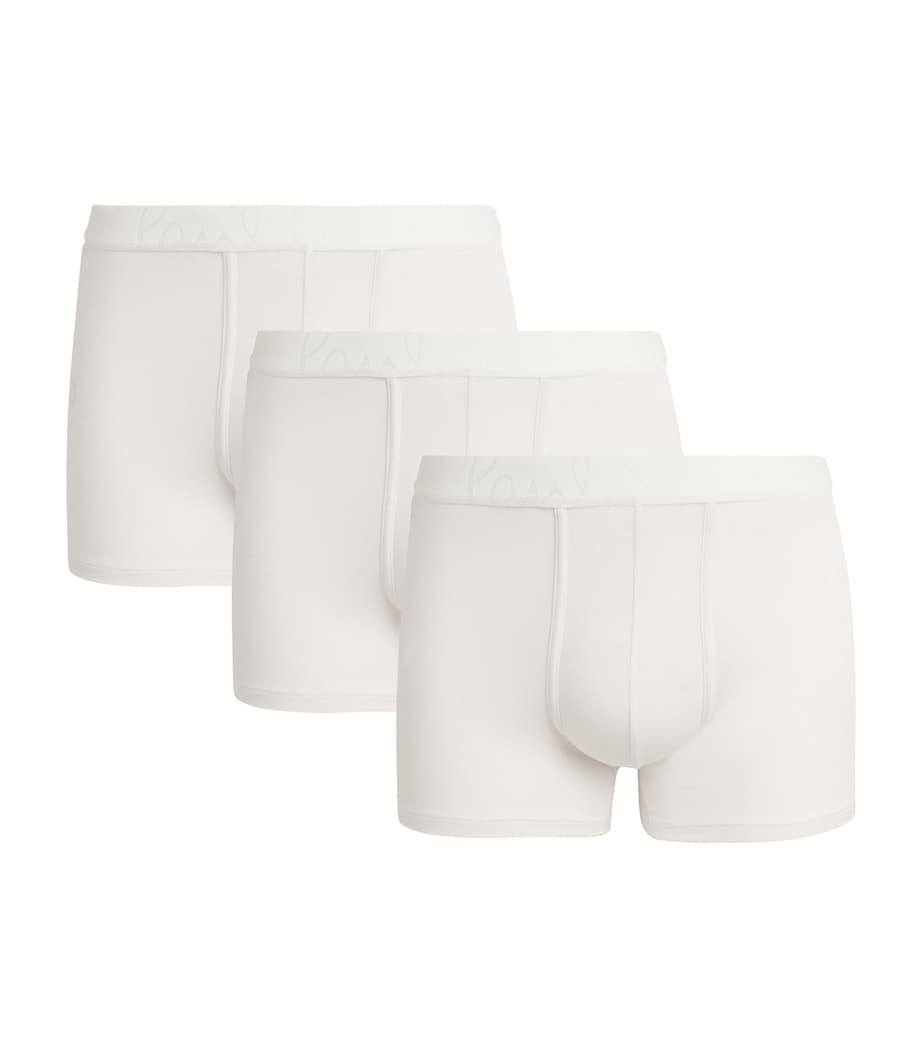 Logo Trunks (Pack of 3) WHITE Image 1