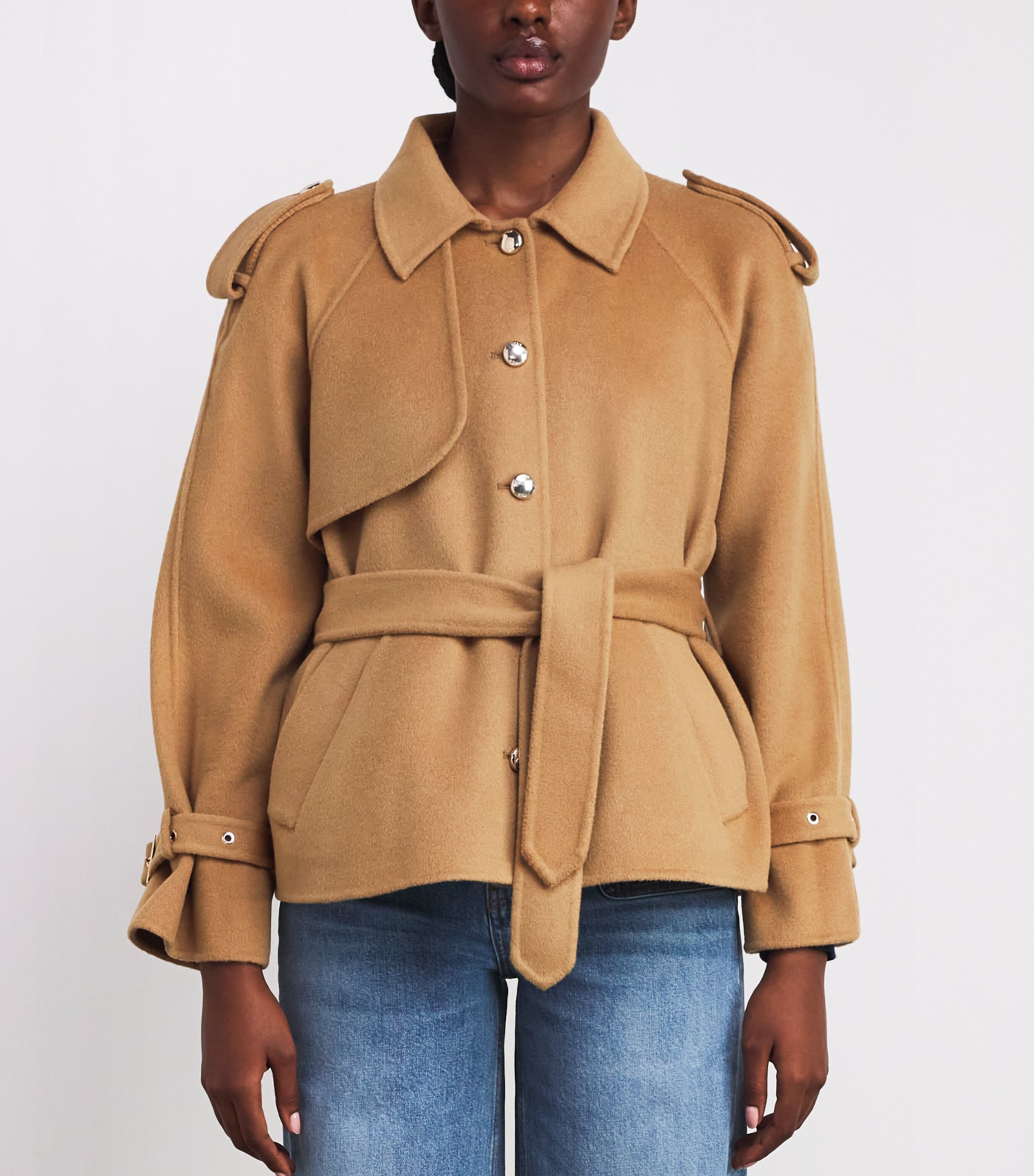 Wool-Blend Coat CAMEL Image 3