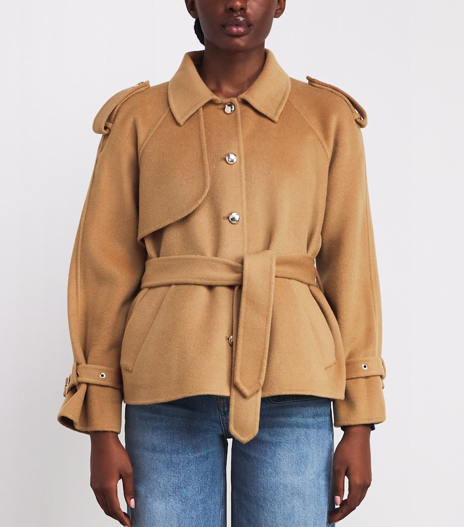 Wool-Blend Coat CAMEL Image 3