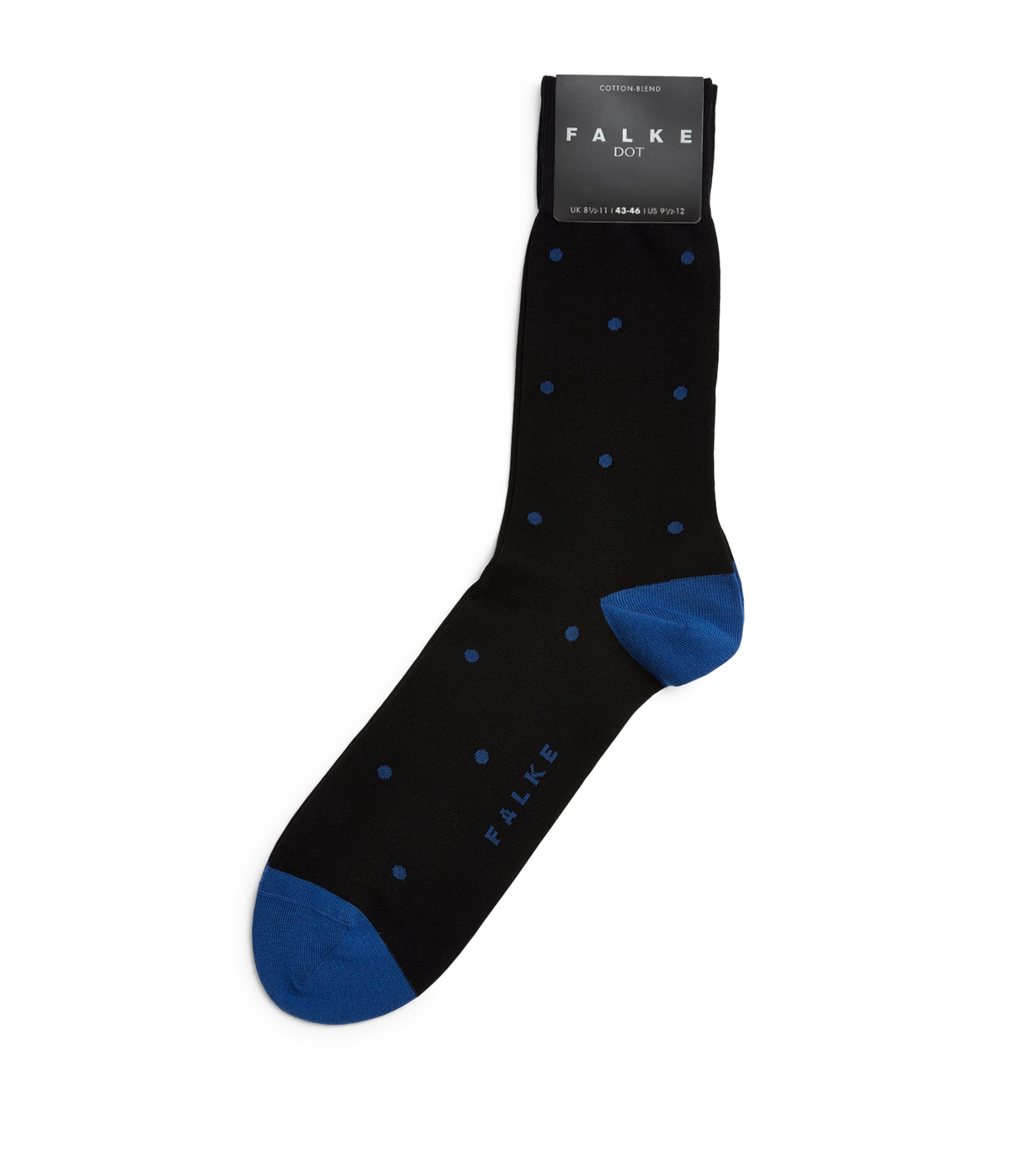 Falke Cotton-blend Dot Socks In Black