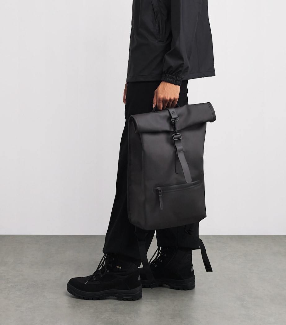 Waterproof Rolltop Backpack 01 BLACK Image 5