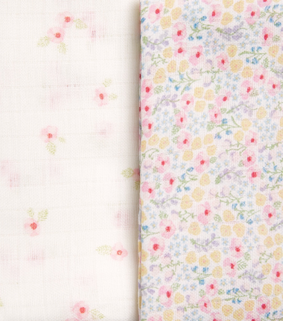 Avery Row Organic Cotton Extra-Large Muslins (Set of 2) Wldflower Grdn/anmne Image 3