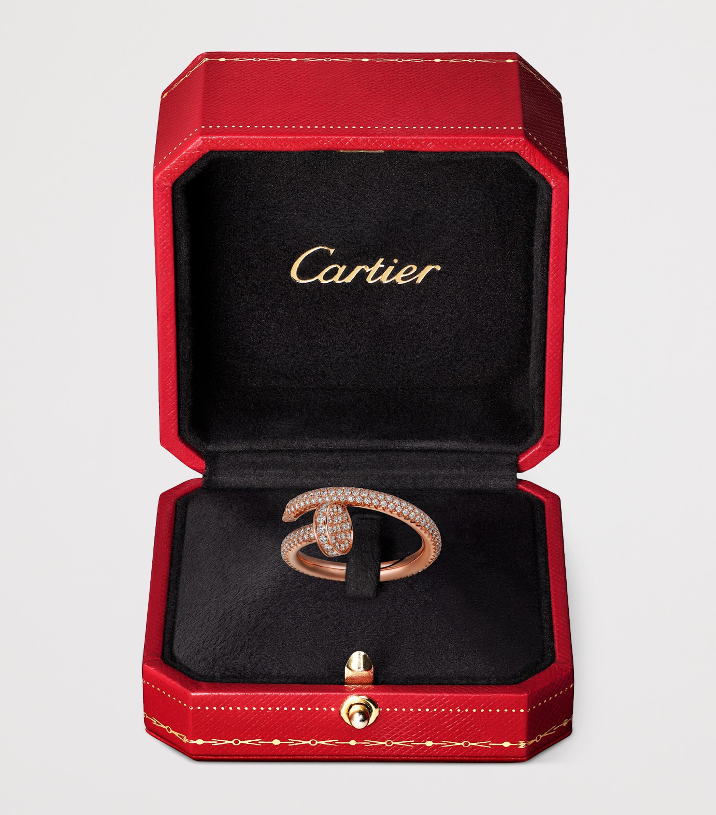 Cartier Rose Gold and Diamond Juste un Clou Ring Rose Gold Image 9