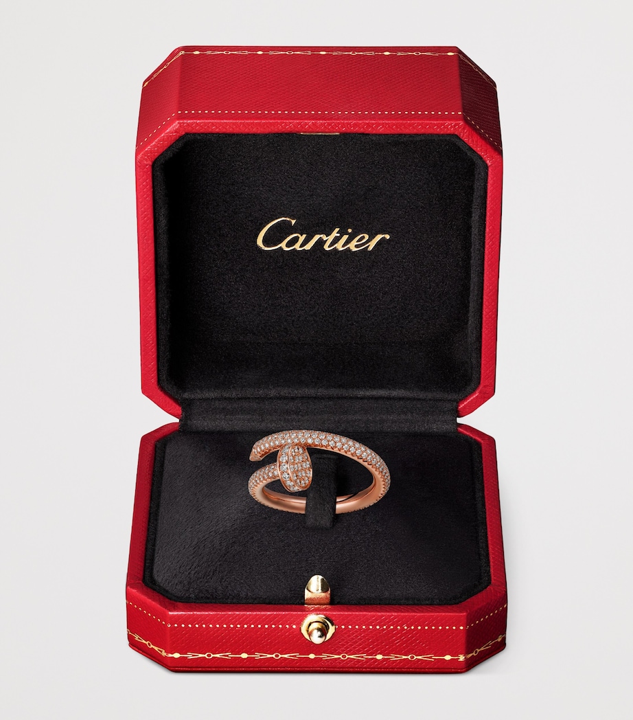 Cartier Rose Gold and Diamond Juste un Clou Ring Rose Gold Image 9