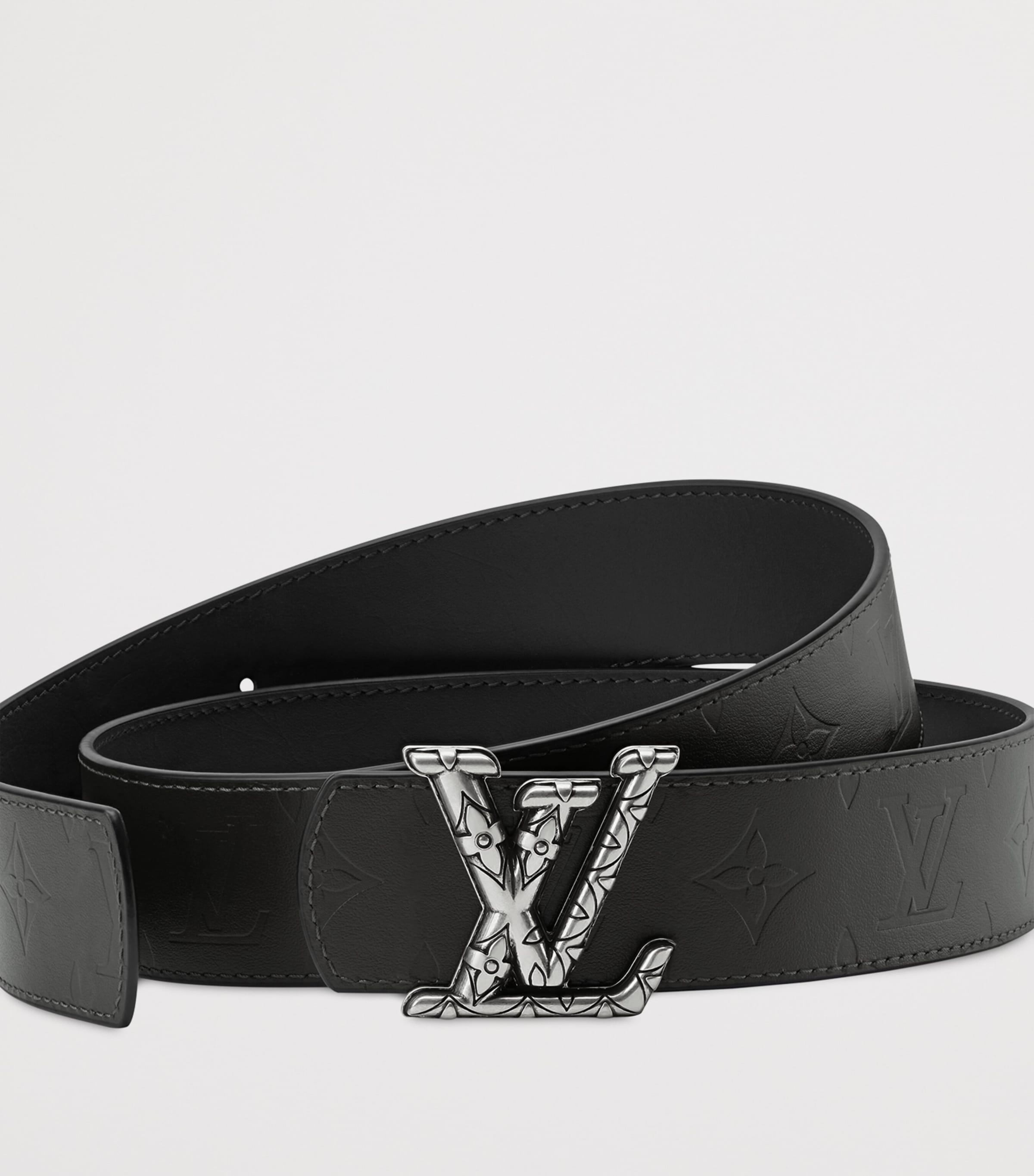 Leather Dimension Drift Belt BLACK/KHAKI GREEN Image 4
