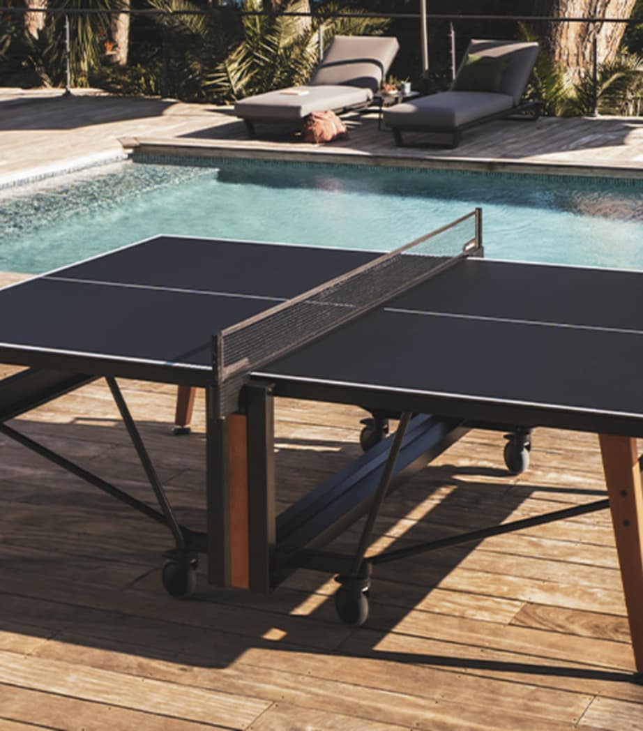 Cornilleau Origin Move Foldable Table Tennis Table Black Image 2