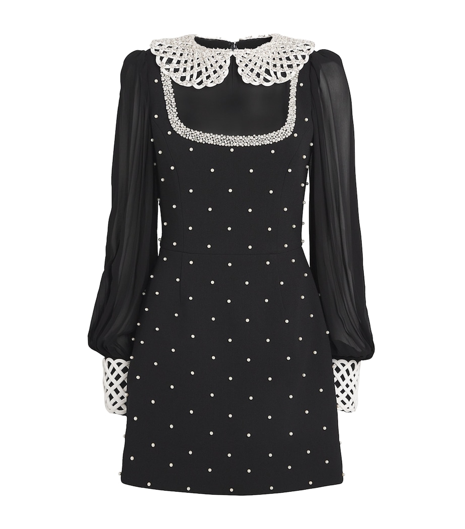 Rebecca Vallance Womens x Nicky Hilton Embellished Alivia Mini Dress Image 1