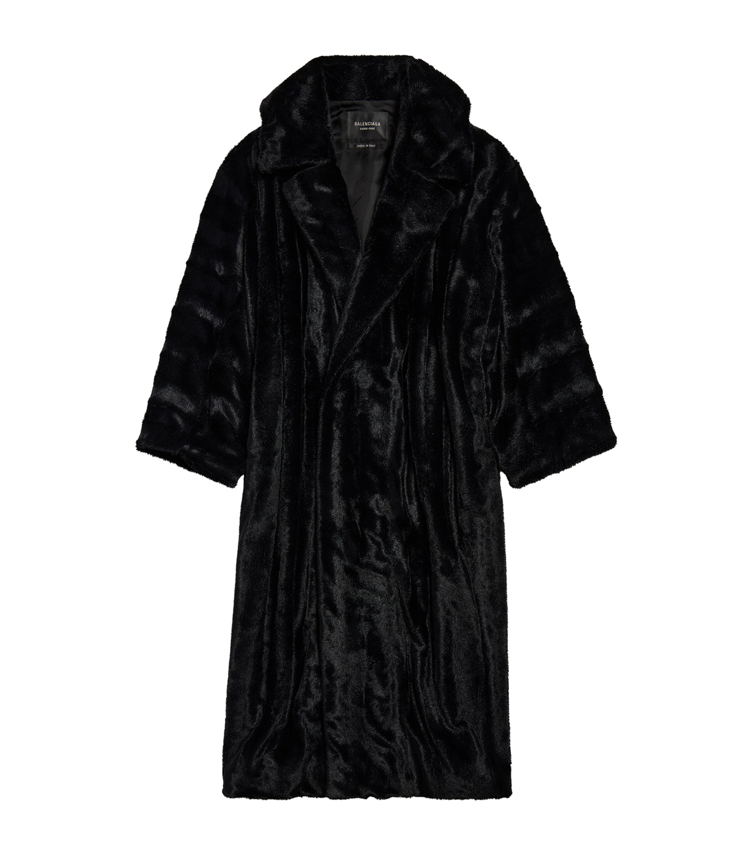 Balenciaga Womens Faux Fur Coat Image 1