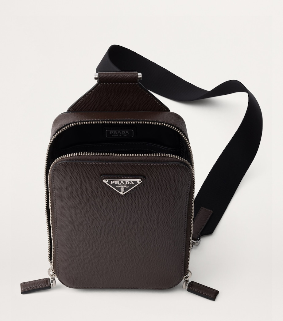 Saffiano Leather Brique Cross-Body Bag F0201 Image 5