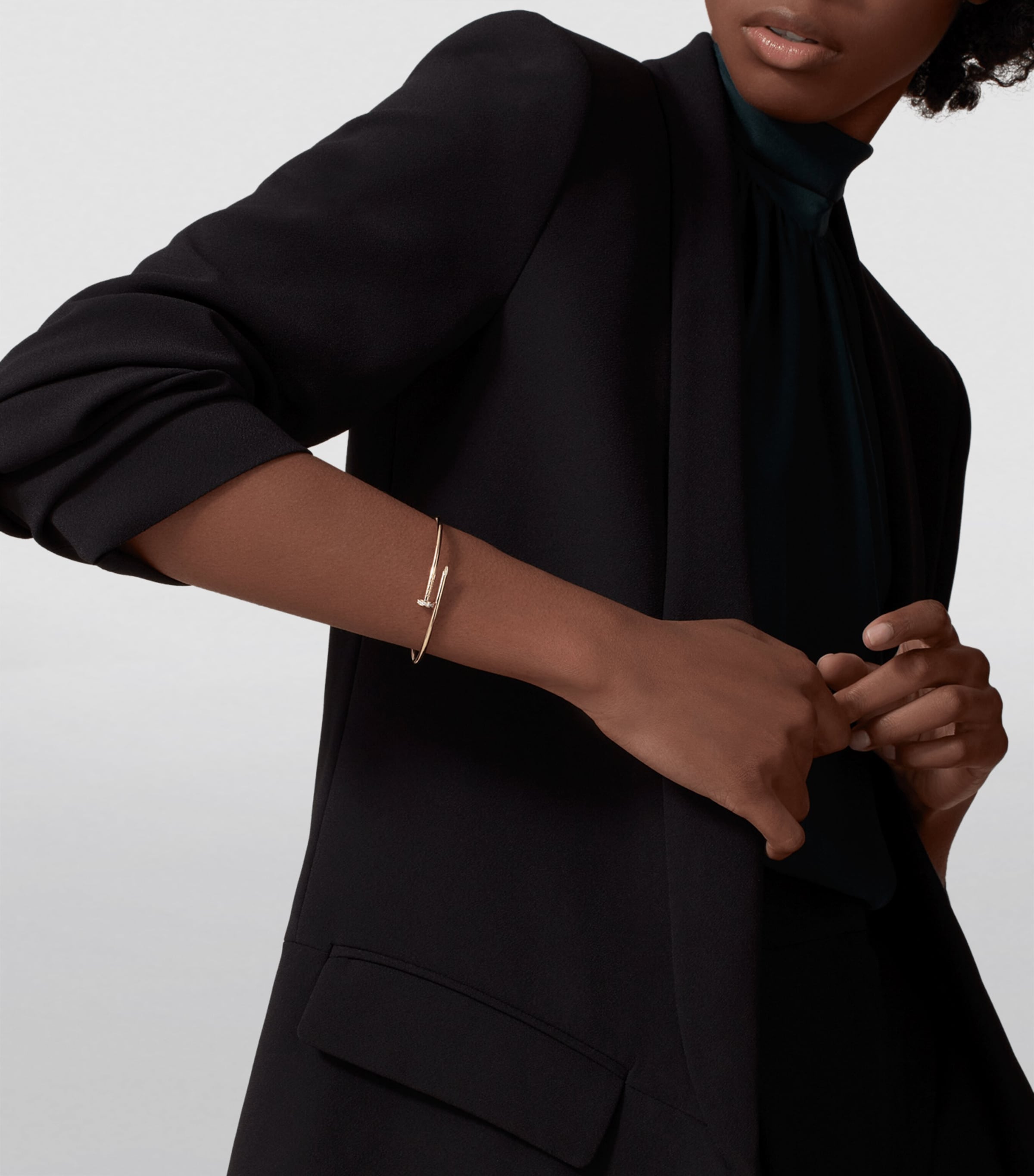 Small Yellow Gold and Diamond Juste un Clou Bracelet YELLOW GOLD Image 2