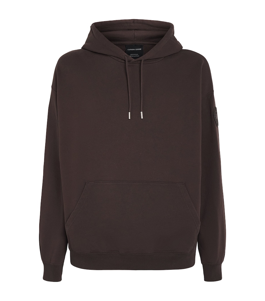 Canada Goose Mens Organic Cotton Tonal Rove Hoodie Terra Image 1