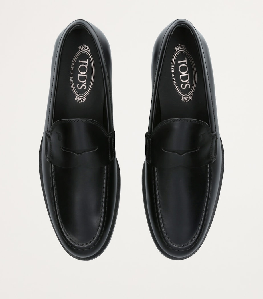 Leather Gomma Loafers BLACK Image 4