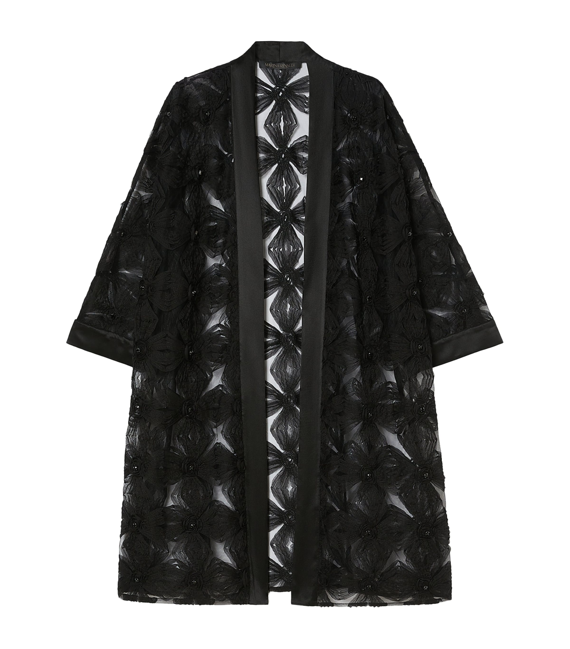 Sheer-Detail Vallet Jacket BLACK Image 1