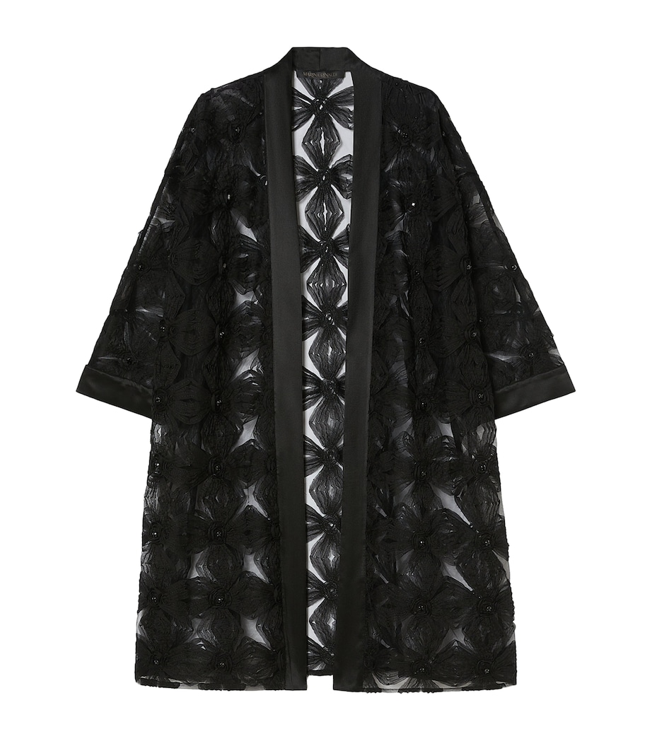 Sheer-Detail Vallet Jacket BLACK Image 1
