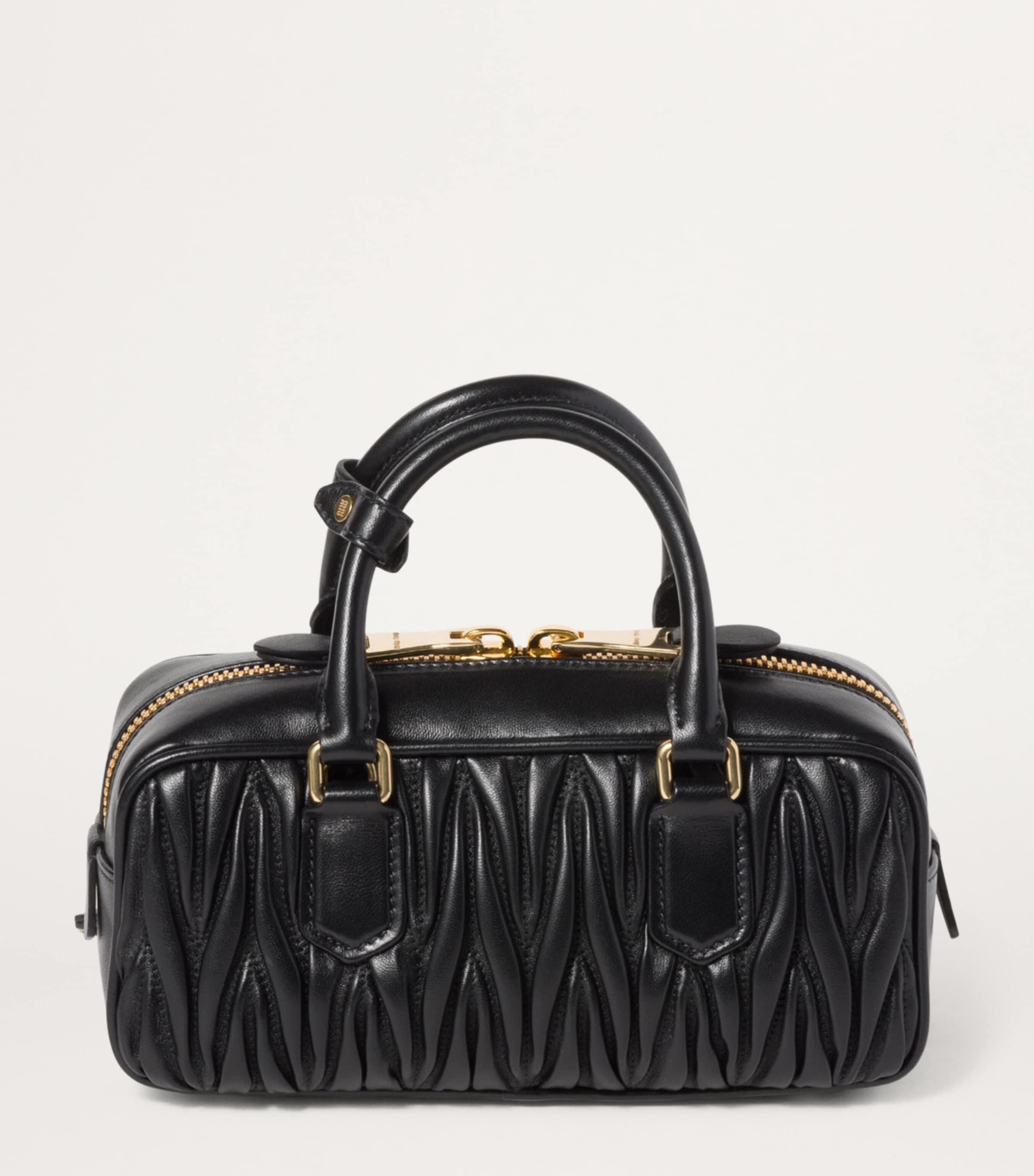 Matelassé Leather Arcadie Top-Handle Bag F0002 Image 3