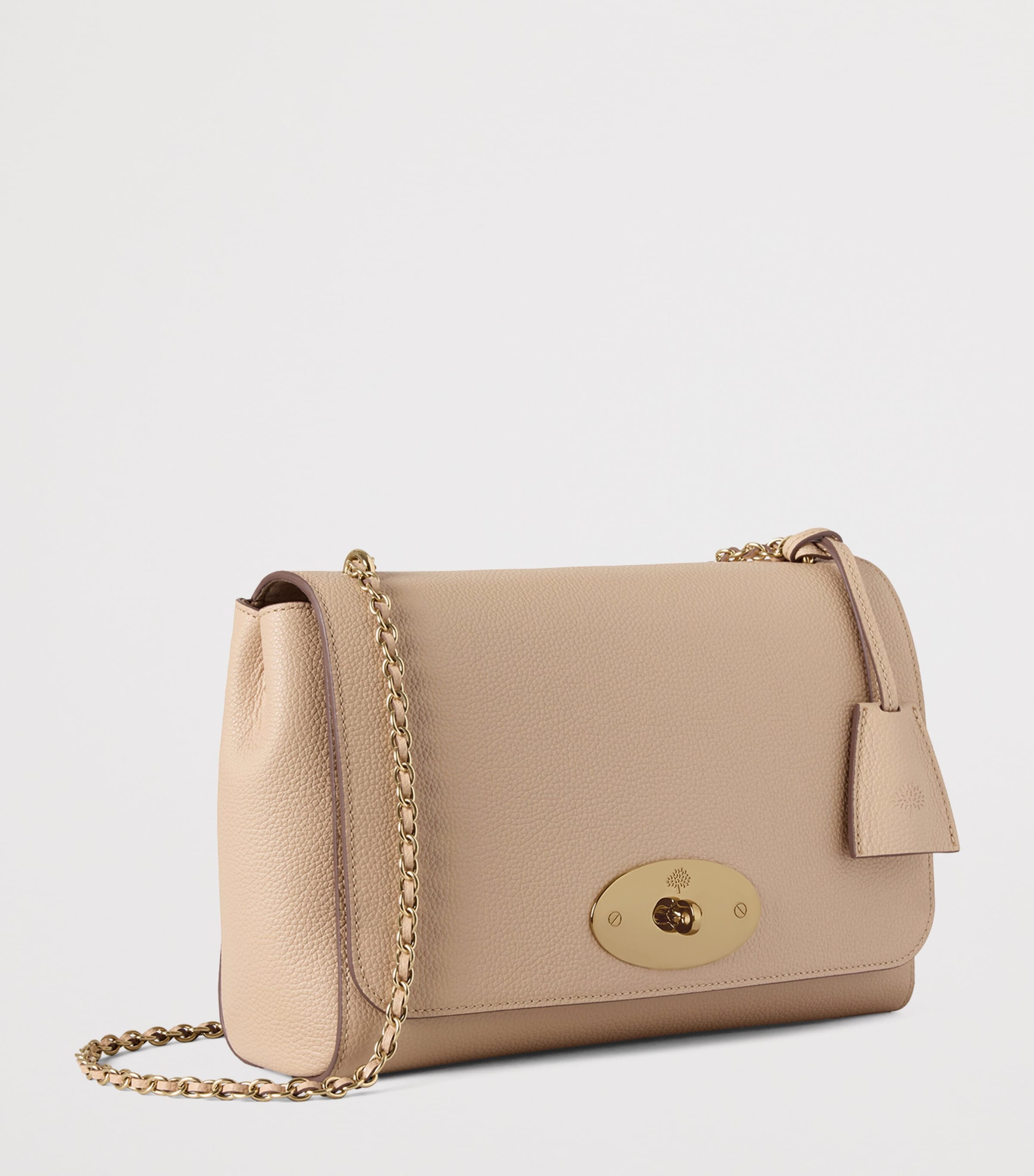 Medium Leather Lily Shoulder Bag CRUMPET Image 4