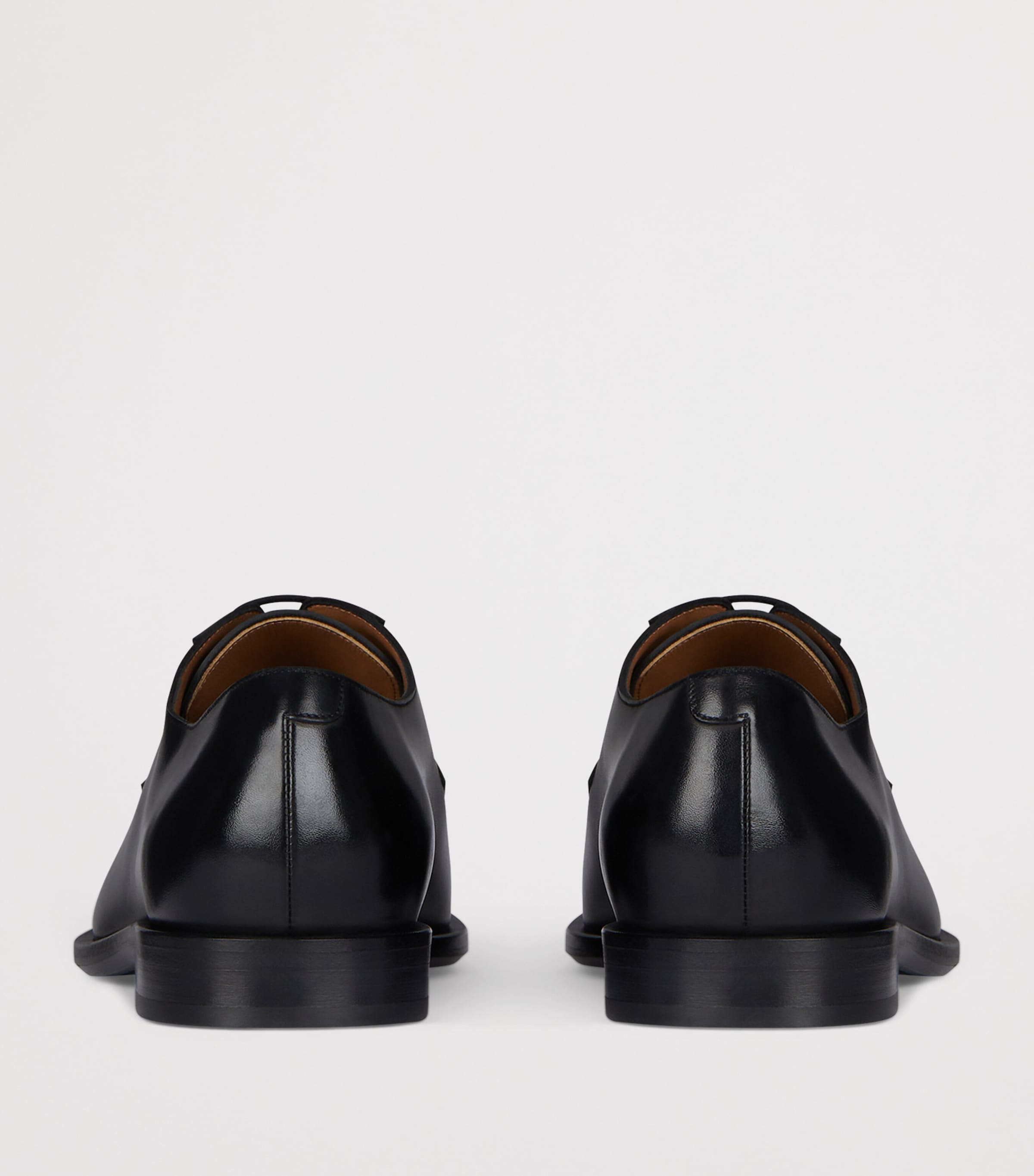 Leather Derby Shoes BLACK Image 5