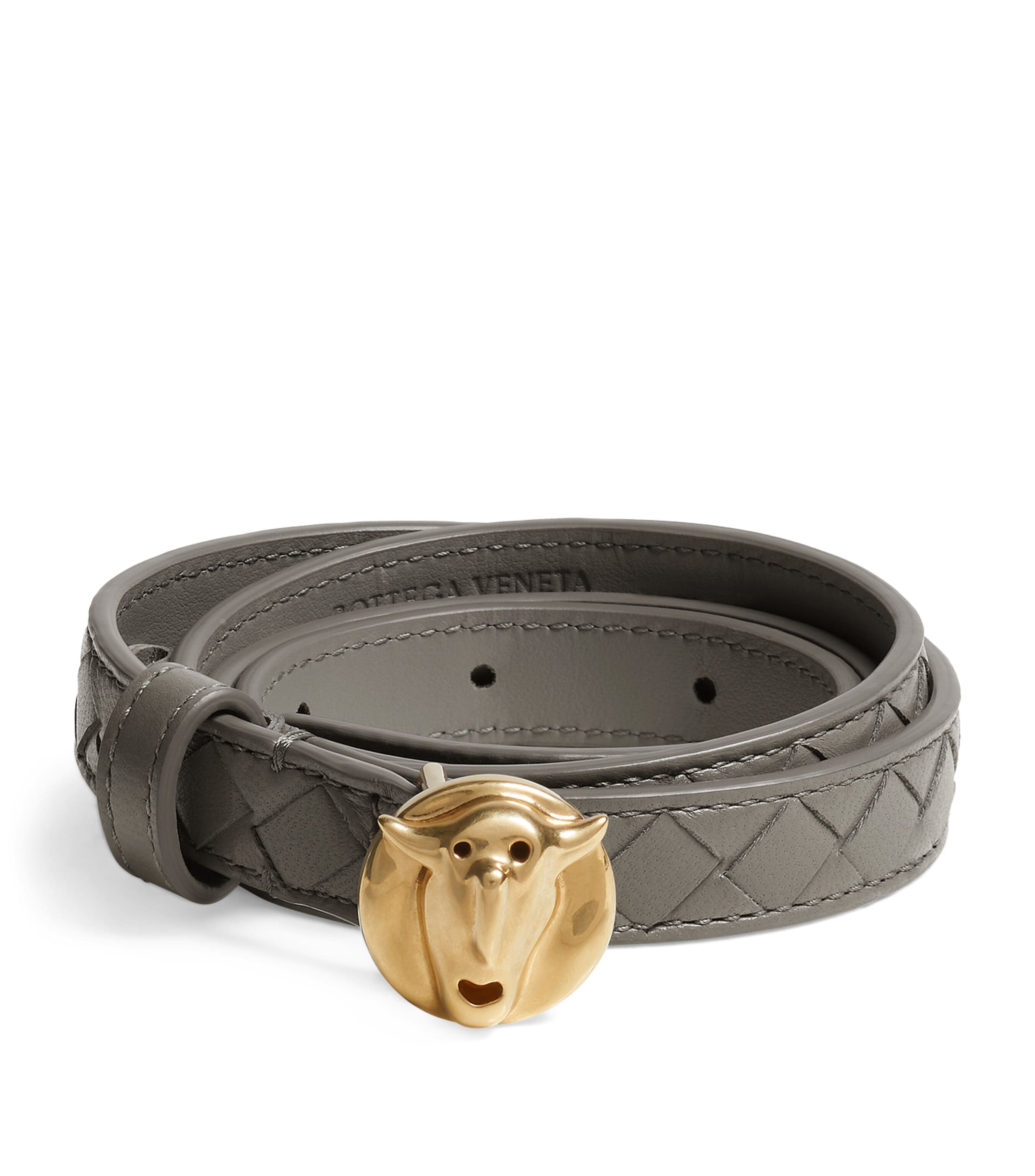 Bottega Veneta Leather Faces Belt Image 1