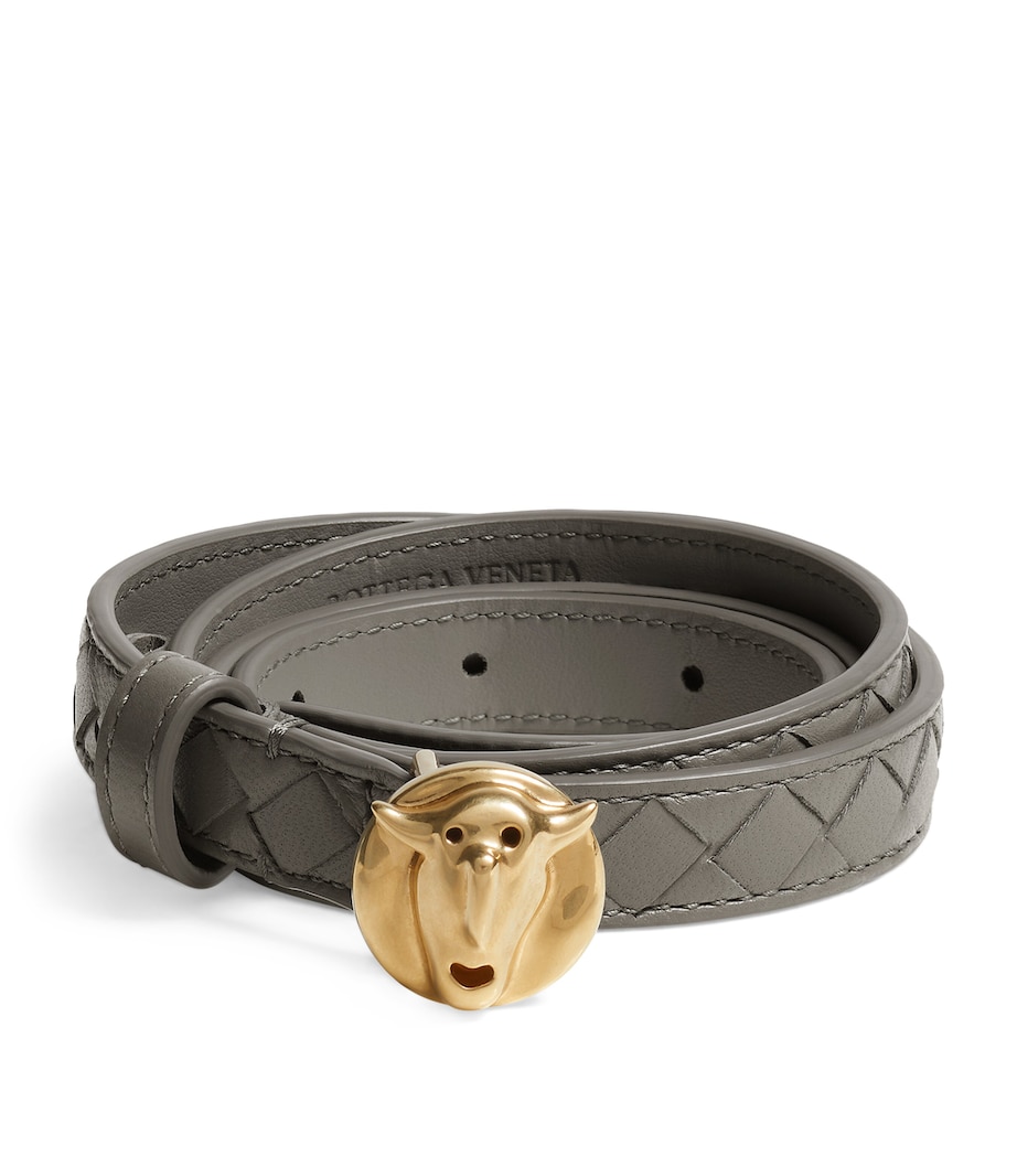 Bottega Veneta Leather Faces Belt Image 1