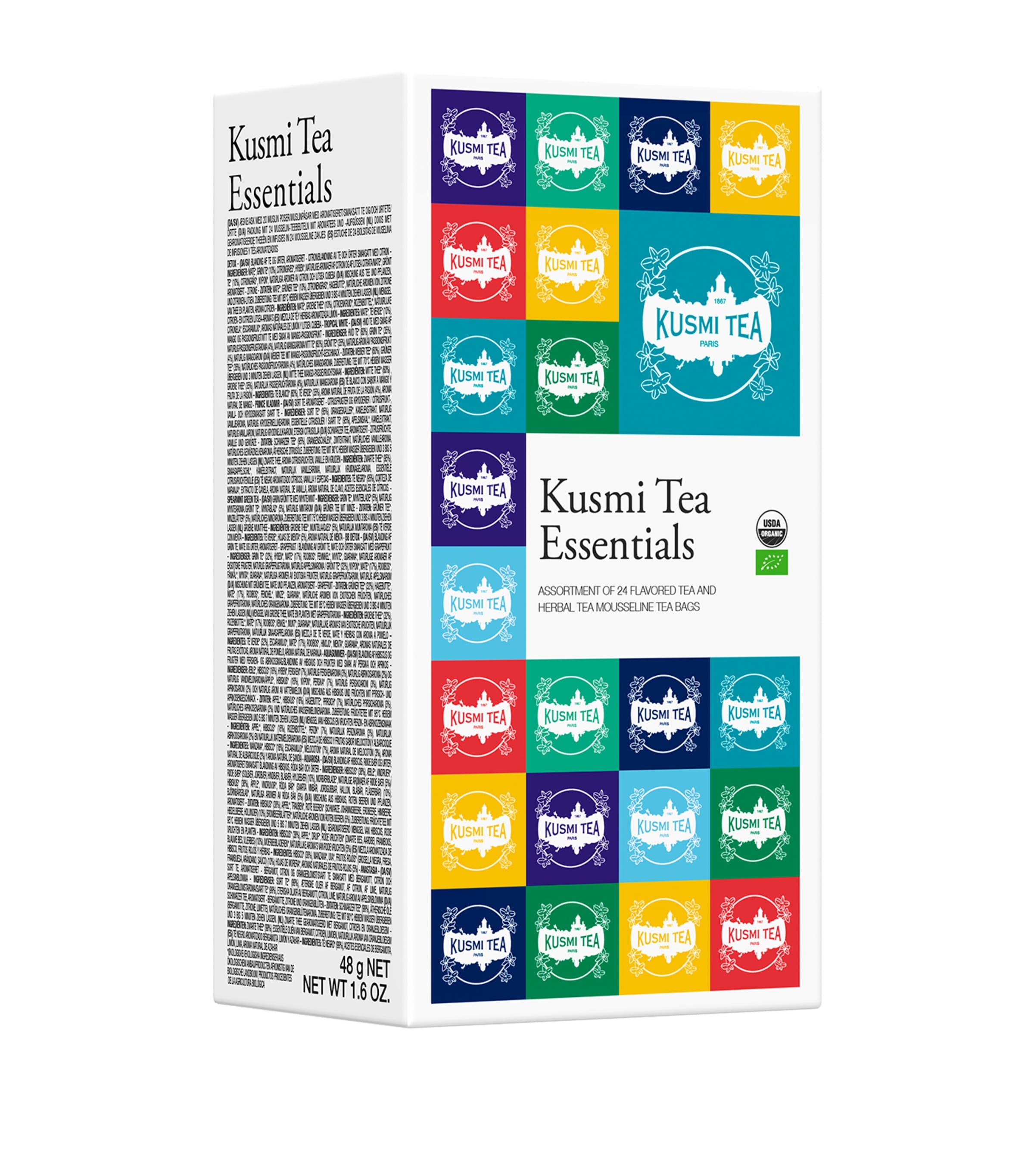 Kusmi Organic Essentials Gift Set | Tea | Gift Sets | Food | Free From | Designers | Kusmi | Tea Bags